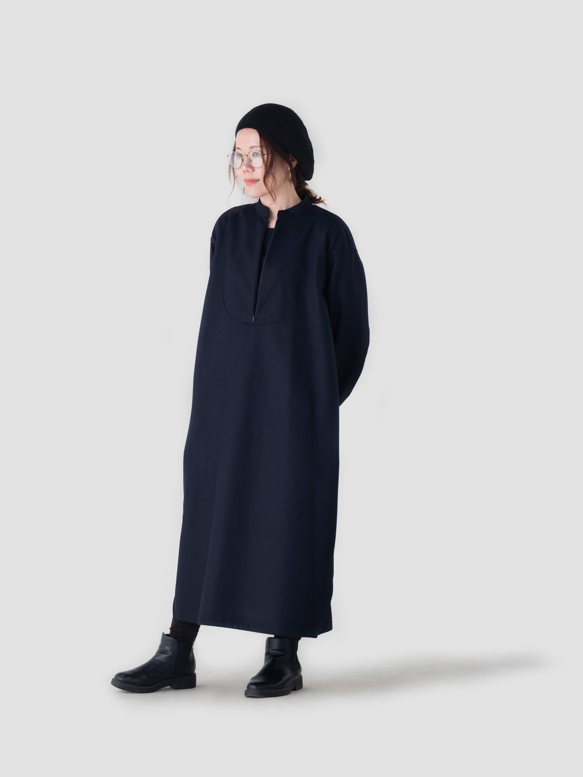 ASEEDONCLOUD/HW zip dress Flannel