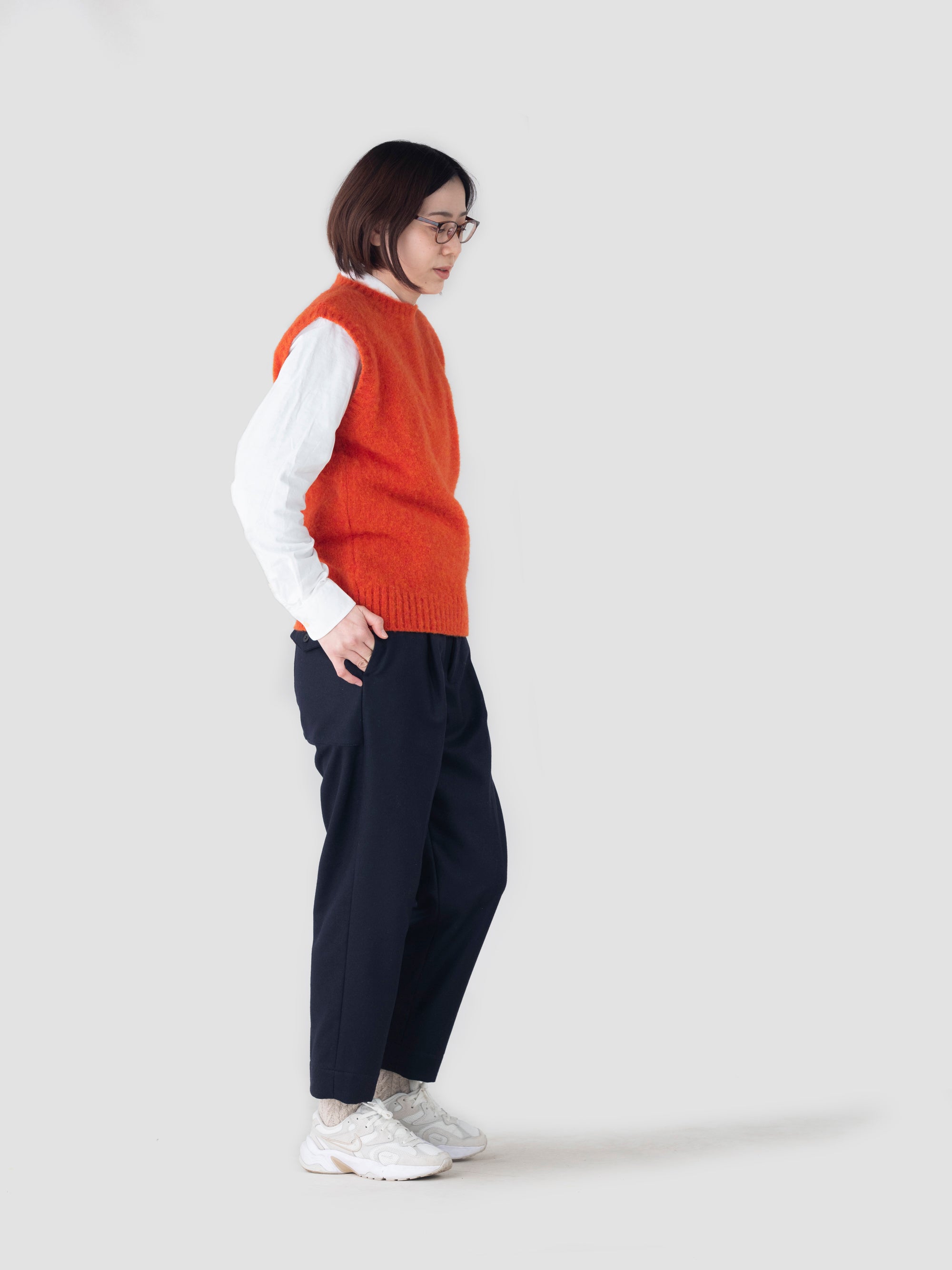 Shetland Woollen Co/クルーネックベスト