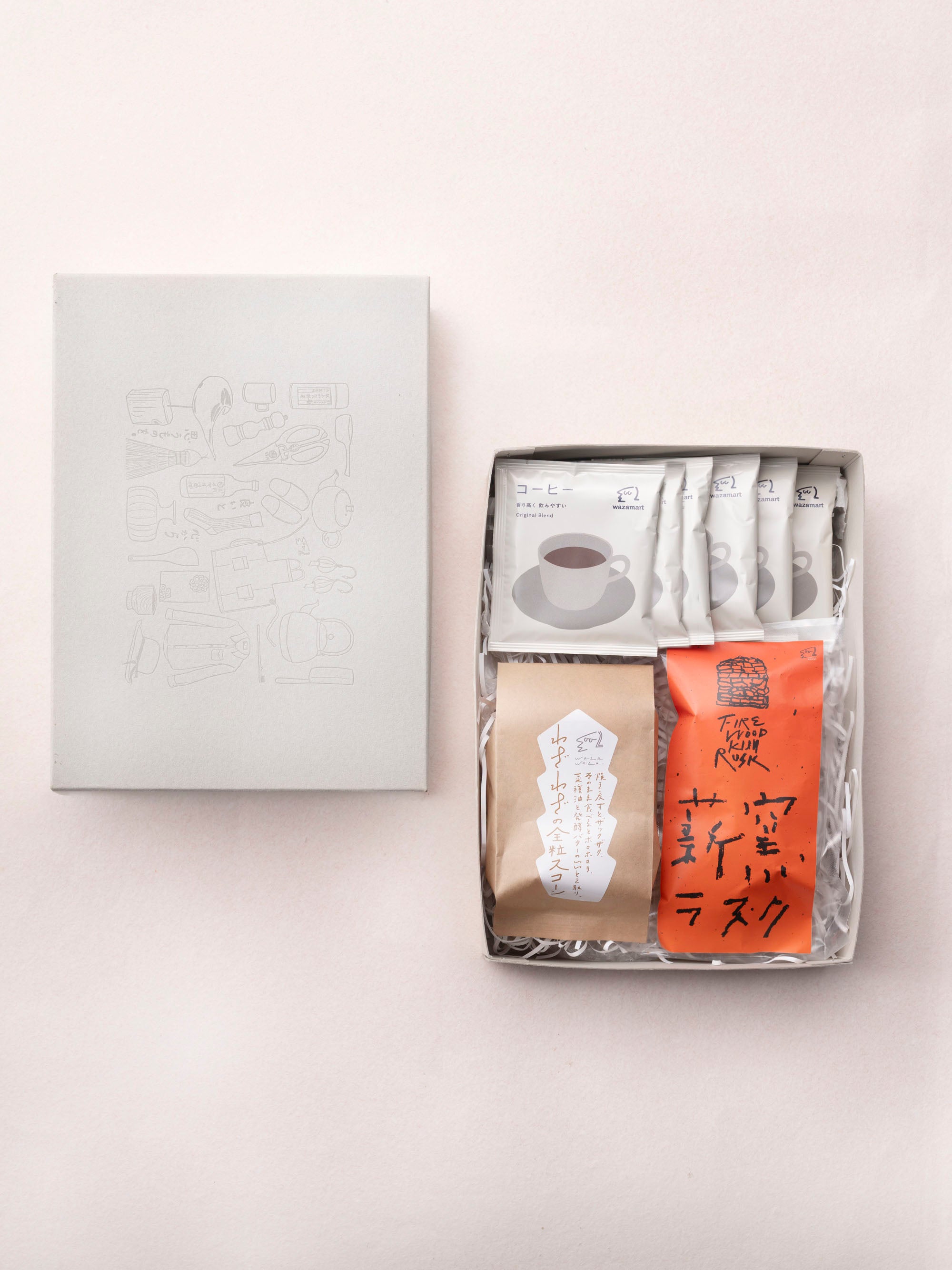 ギフト/バレンタインギフト/わざわざのお菓子とコーヒーのセット