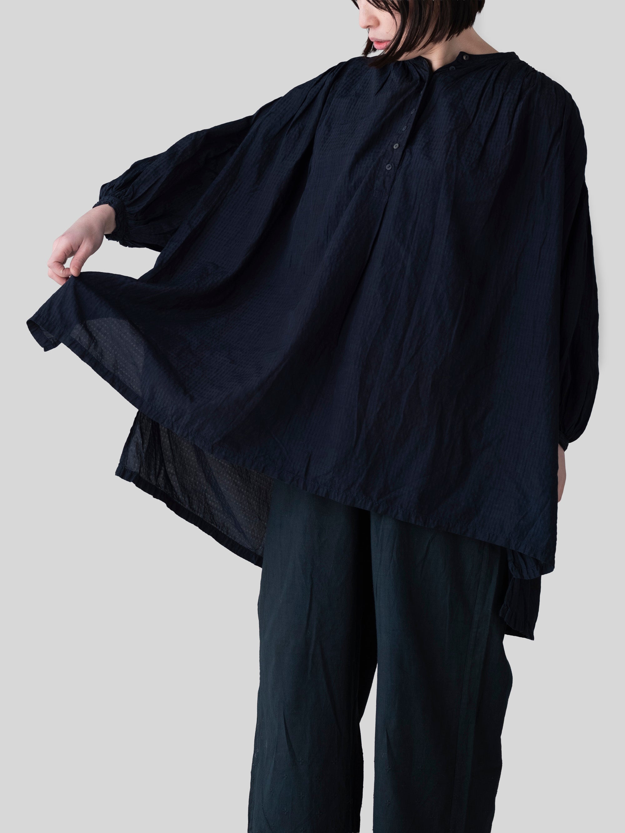 宝島染工/ダイヤギャザーチュニック/乙なもの