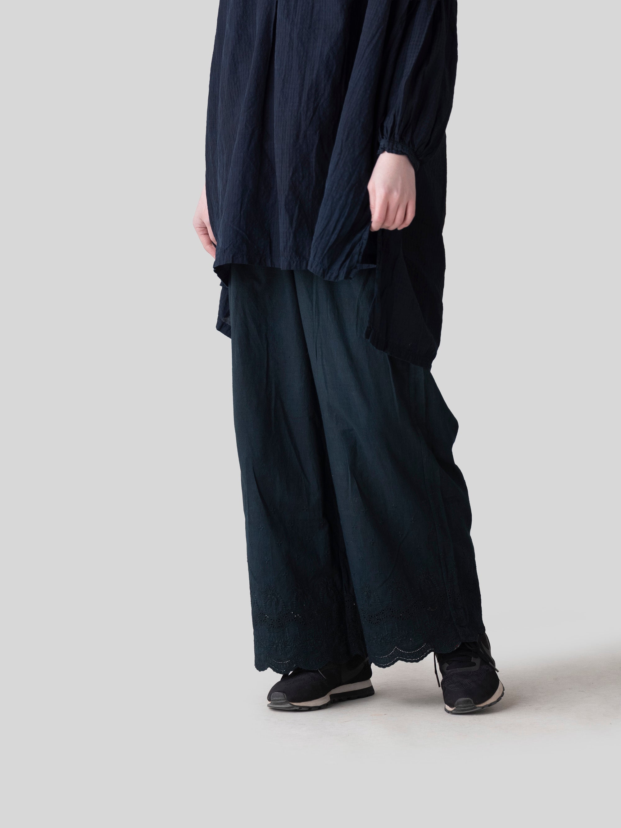 宝島染工/ラフパンツ スカラップ/乙なもの