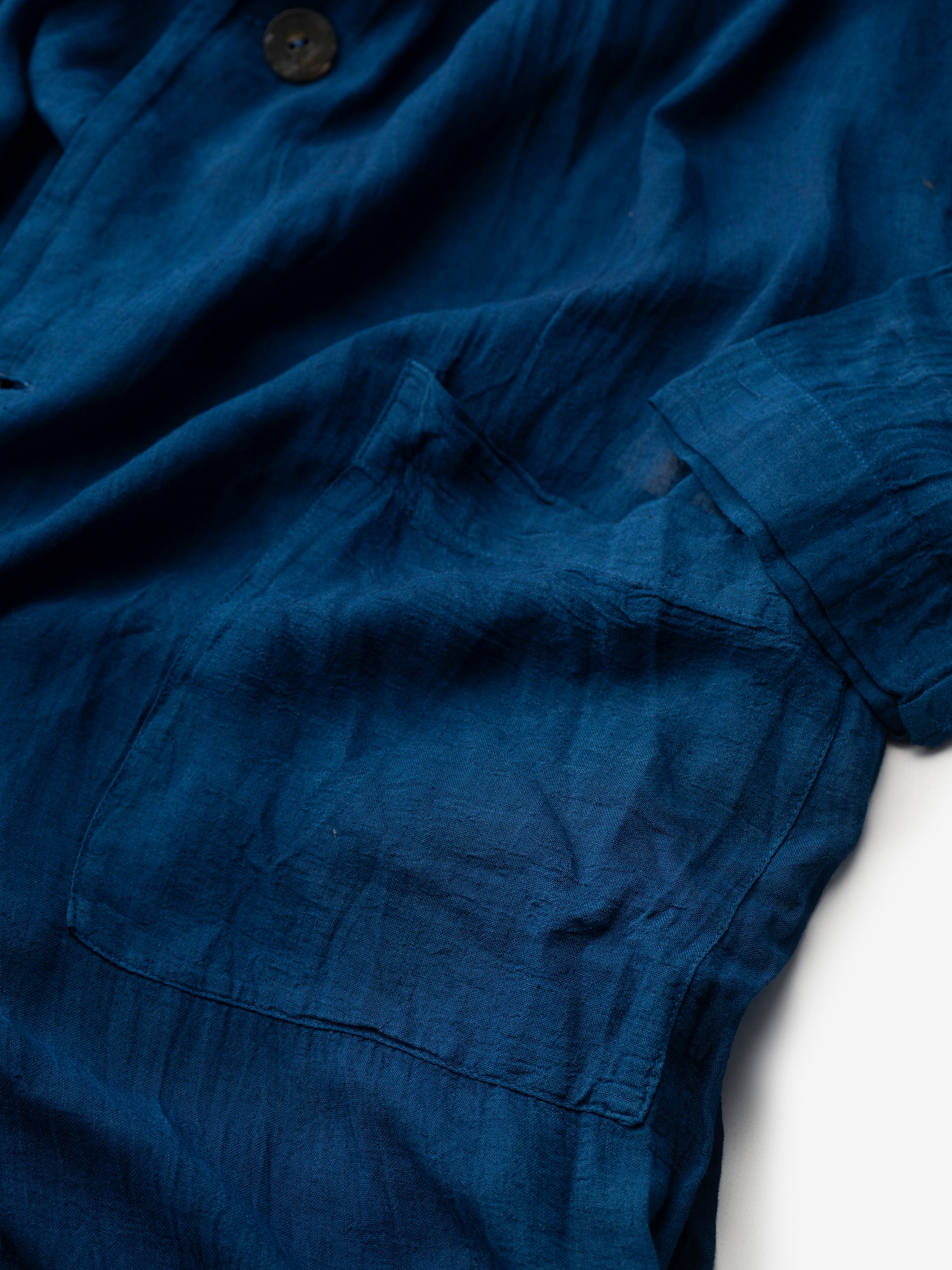 宝島染工/レーヨンリネンワークコート/乙なもの