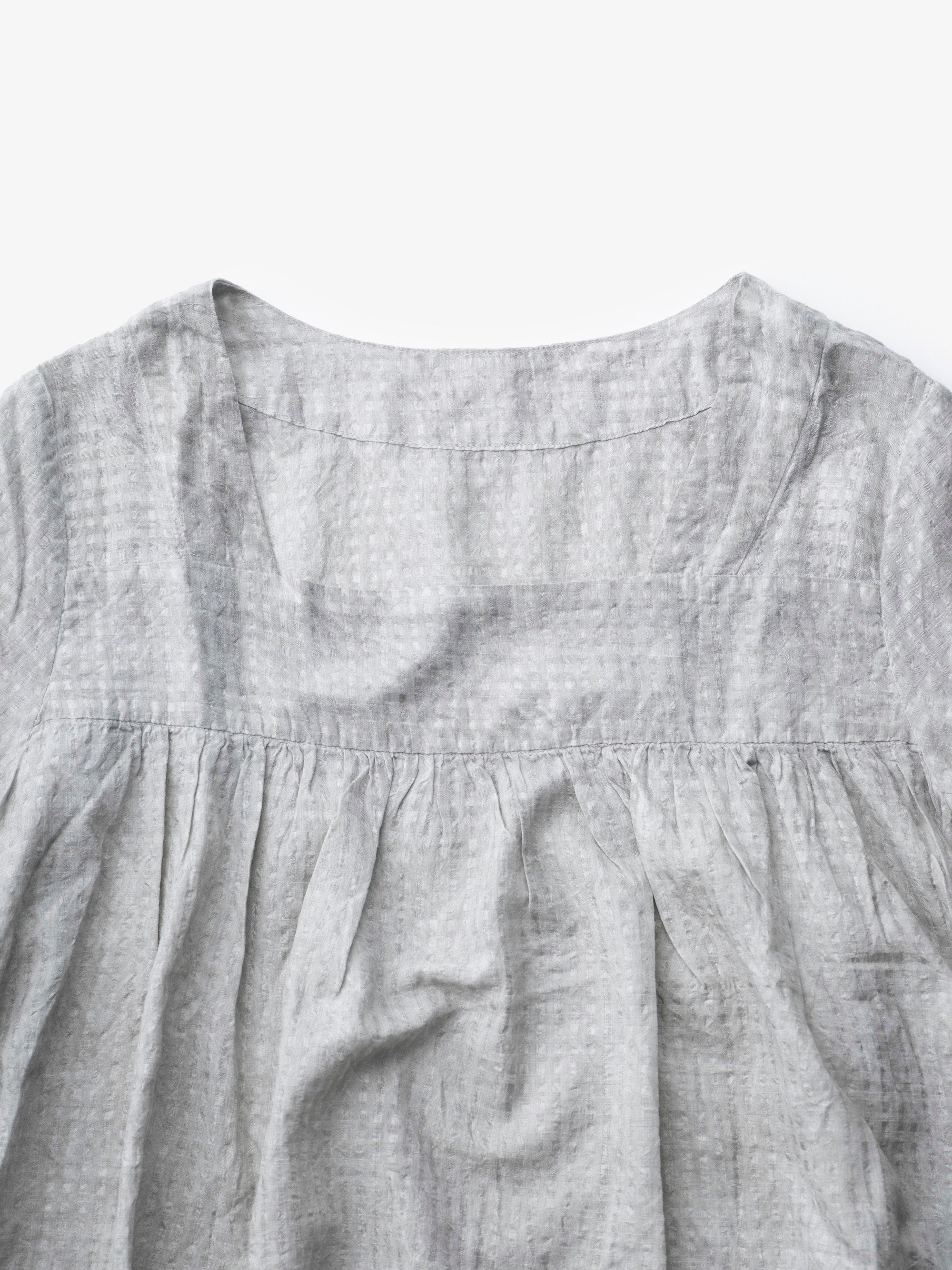 宝島染工/手織り綿シルクブラウス/乙なもの