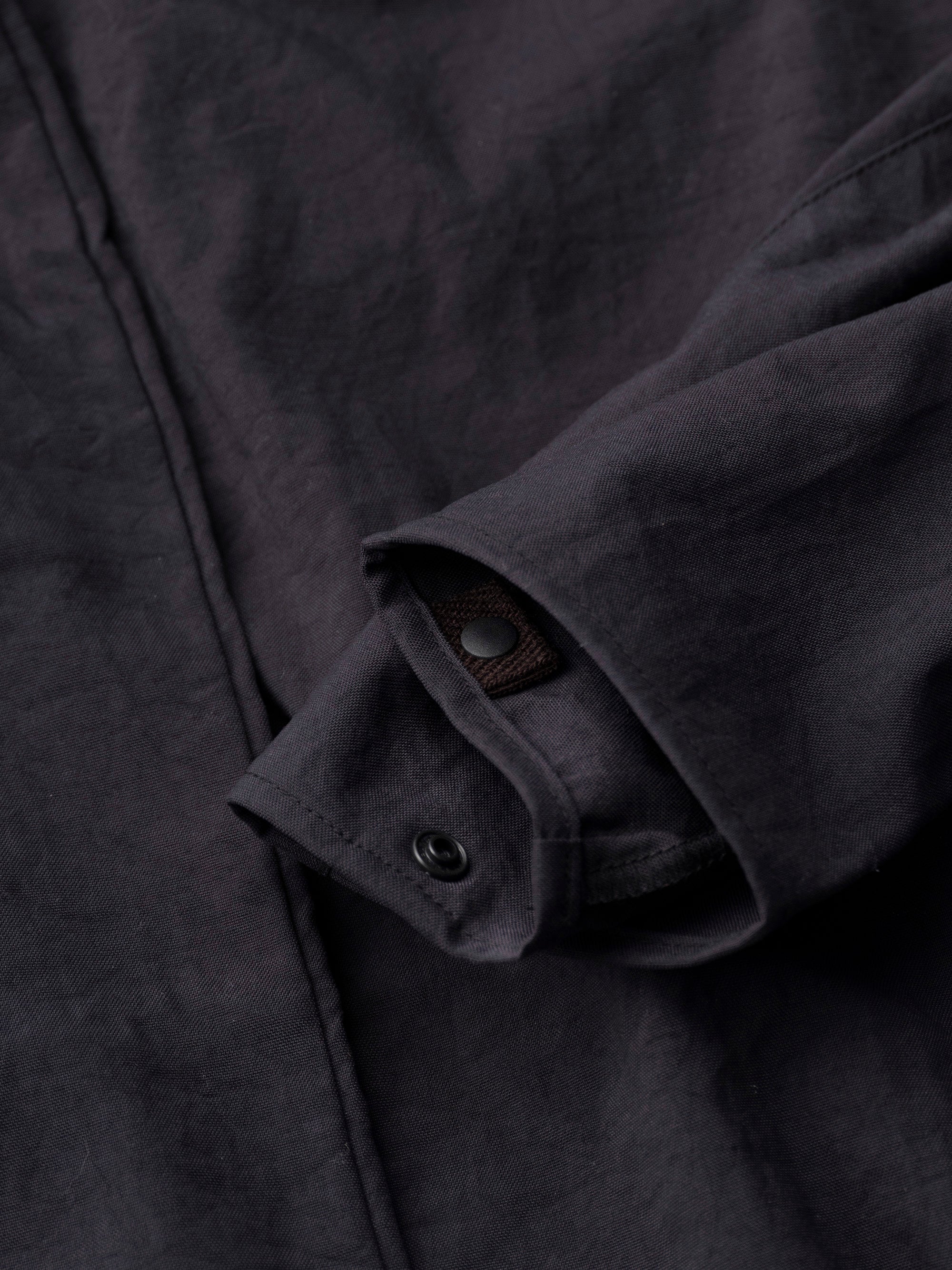 MUYA/ナイロン リバリーコート/テーラードカラー