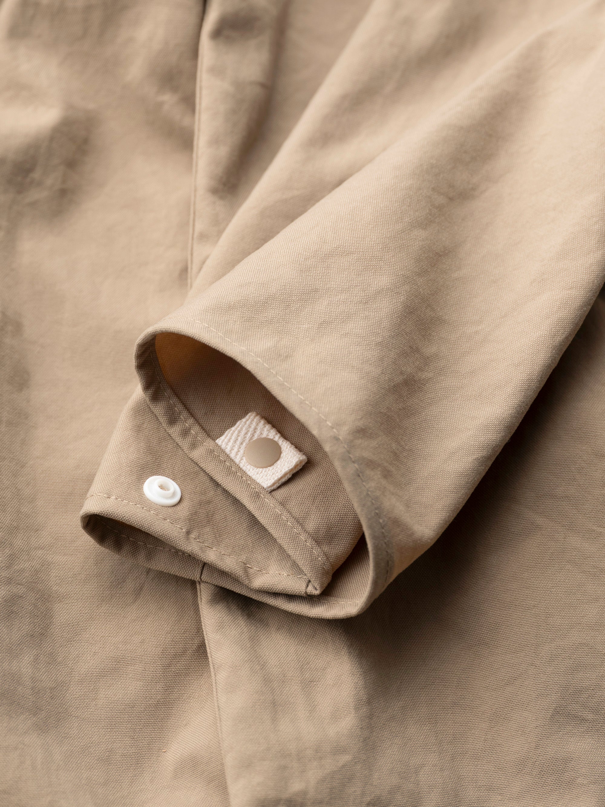 MUYA/ナイロン リバリーコート/ステンカラー