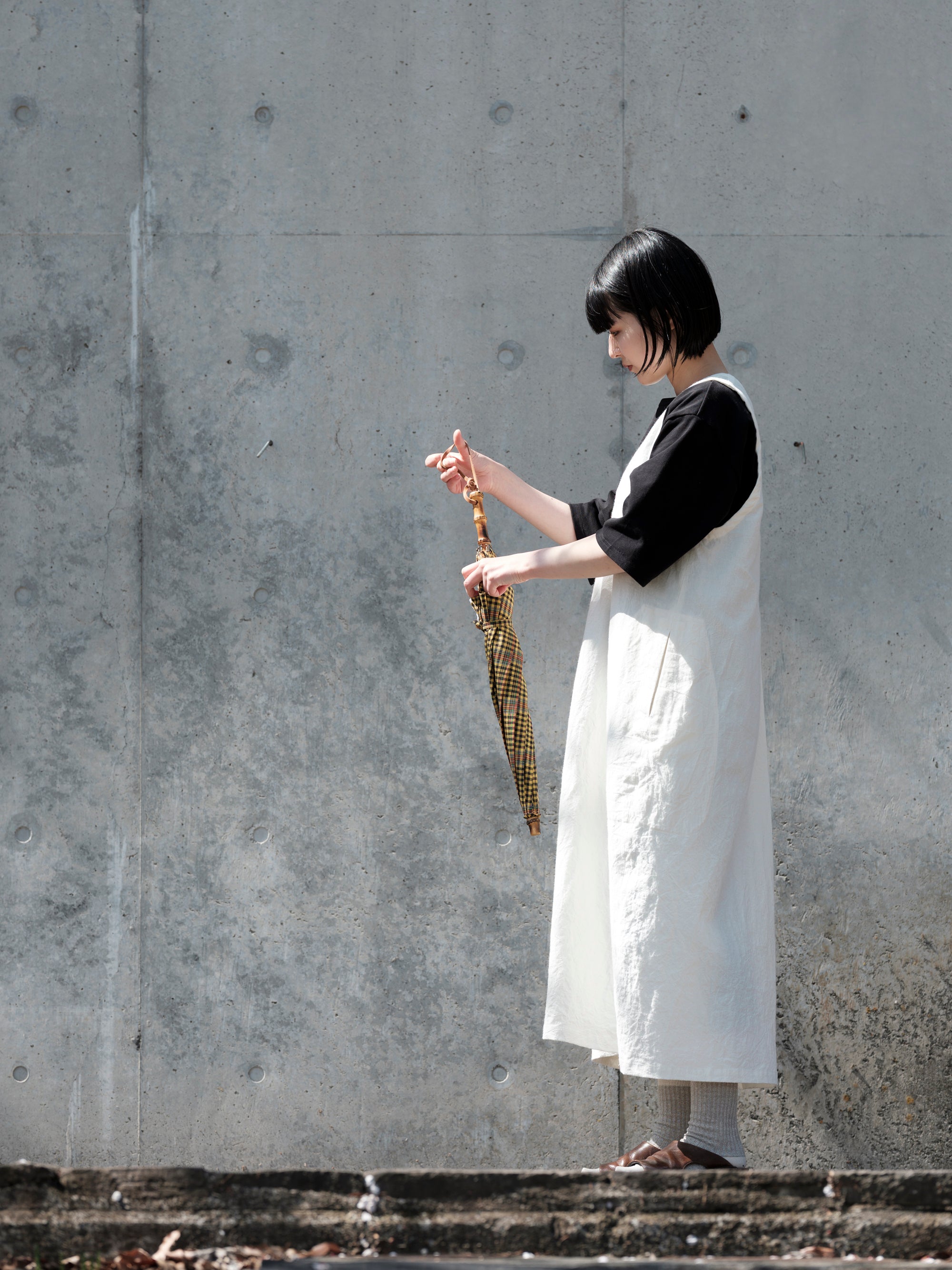 ASEEDONCLOUD/HW/pull-on dress/コットンリネン