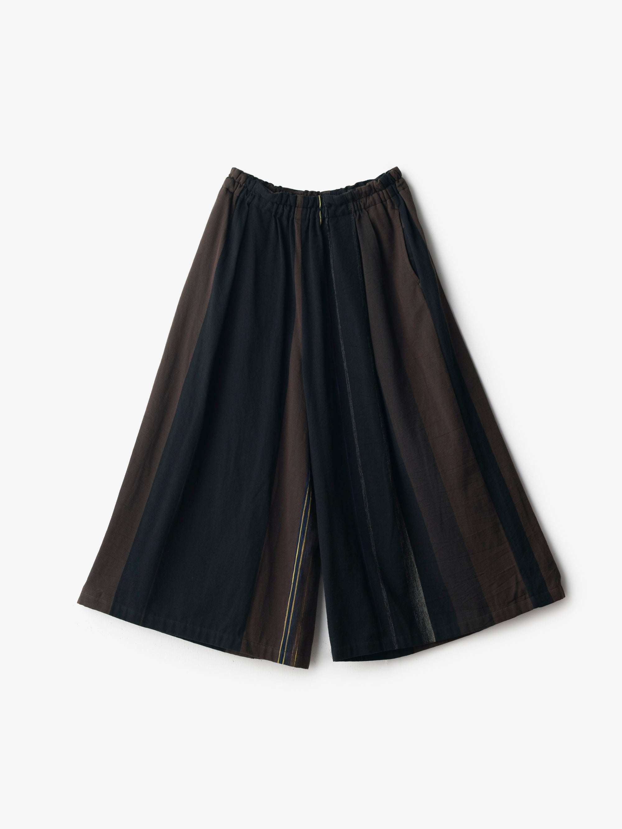 tamaki niime/wide pants long pocket/cotton