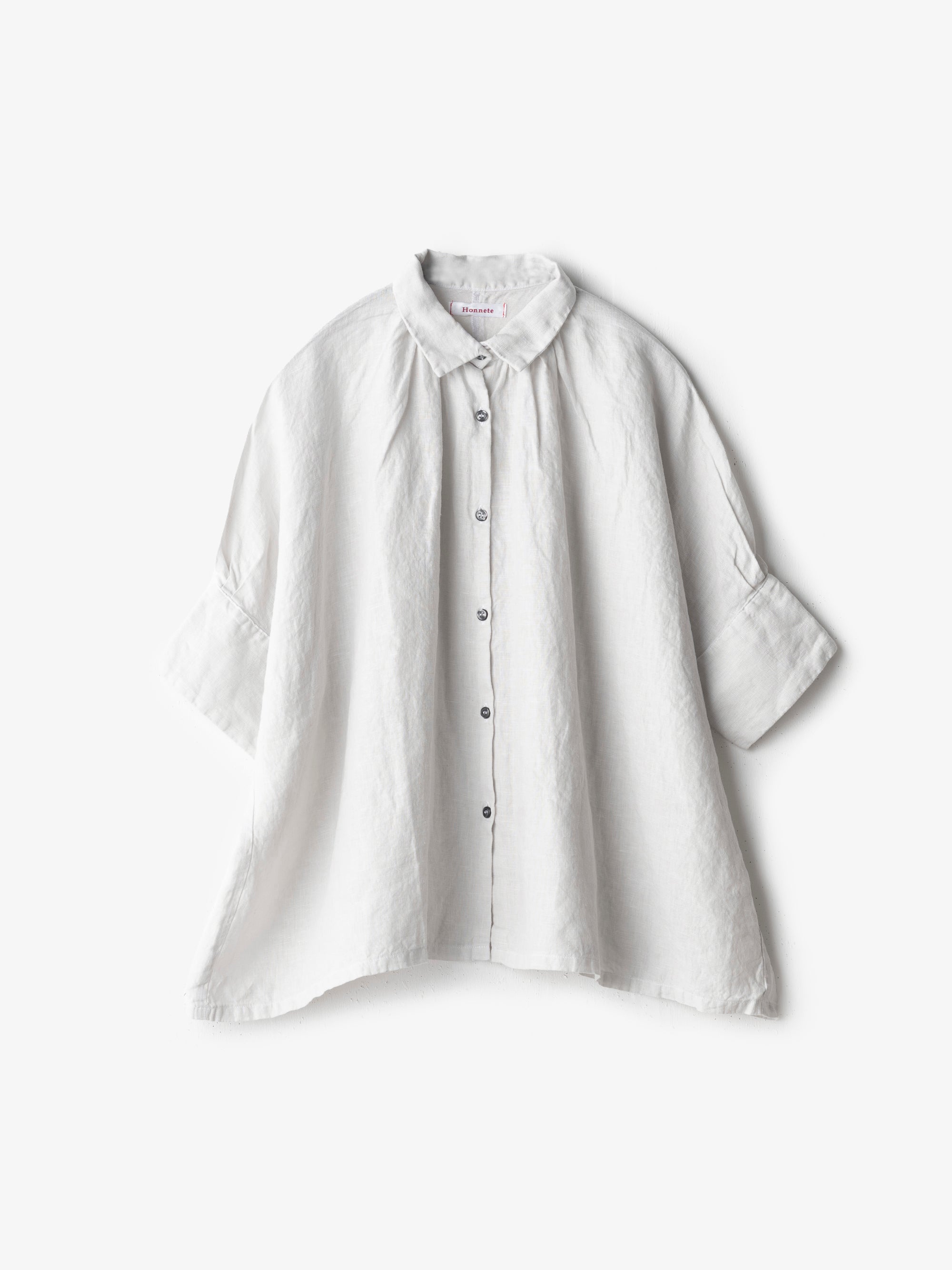 Honnete/H/SLV Gather Shirt