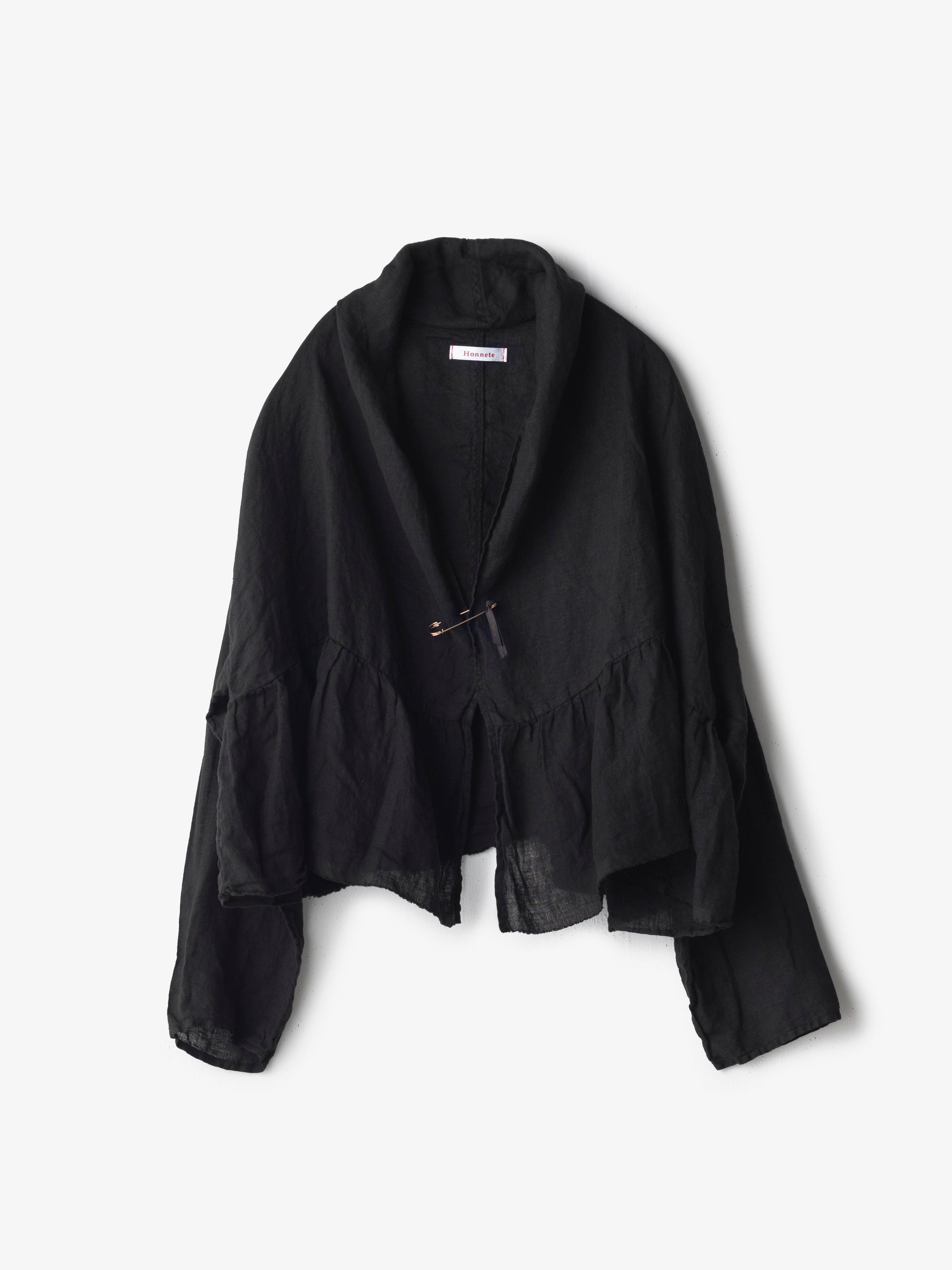 Honnete/Gathered Cardy Lt/Weight Overdyed Irish Linen