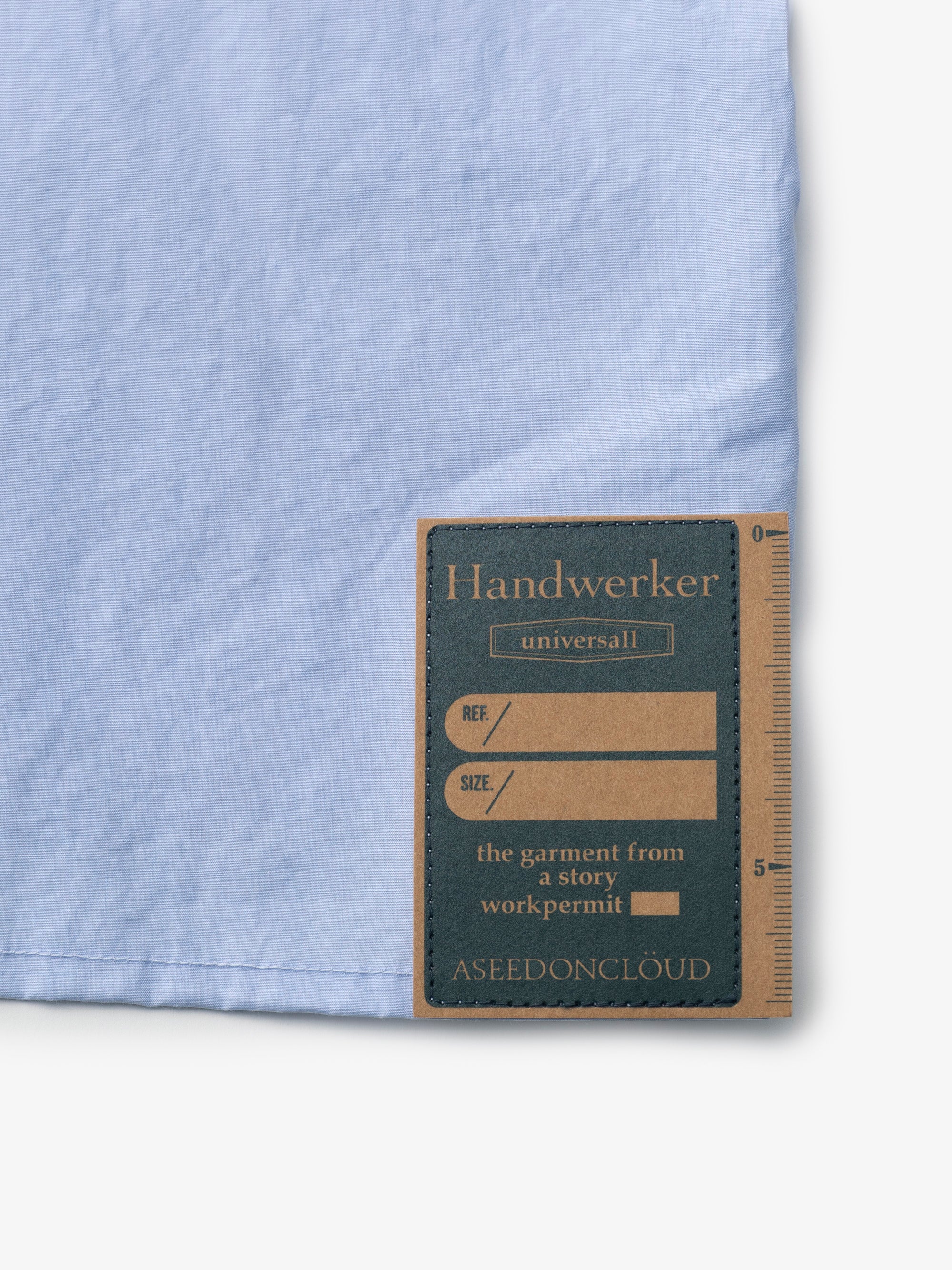 ASEEDONCLOUD/HW/short sleeve shirt/Typewriter cloth