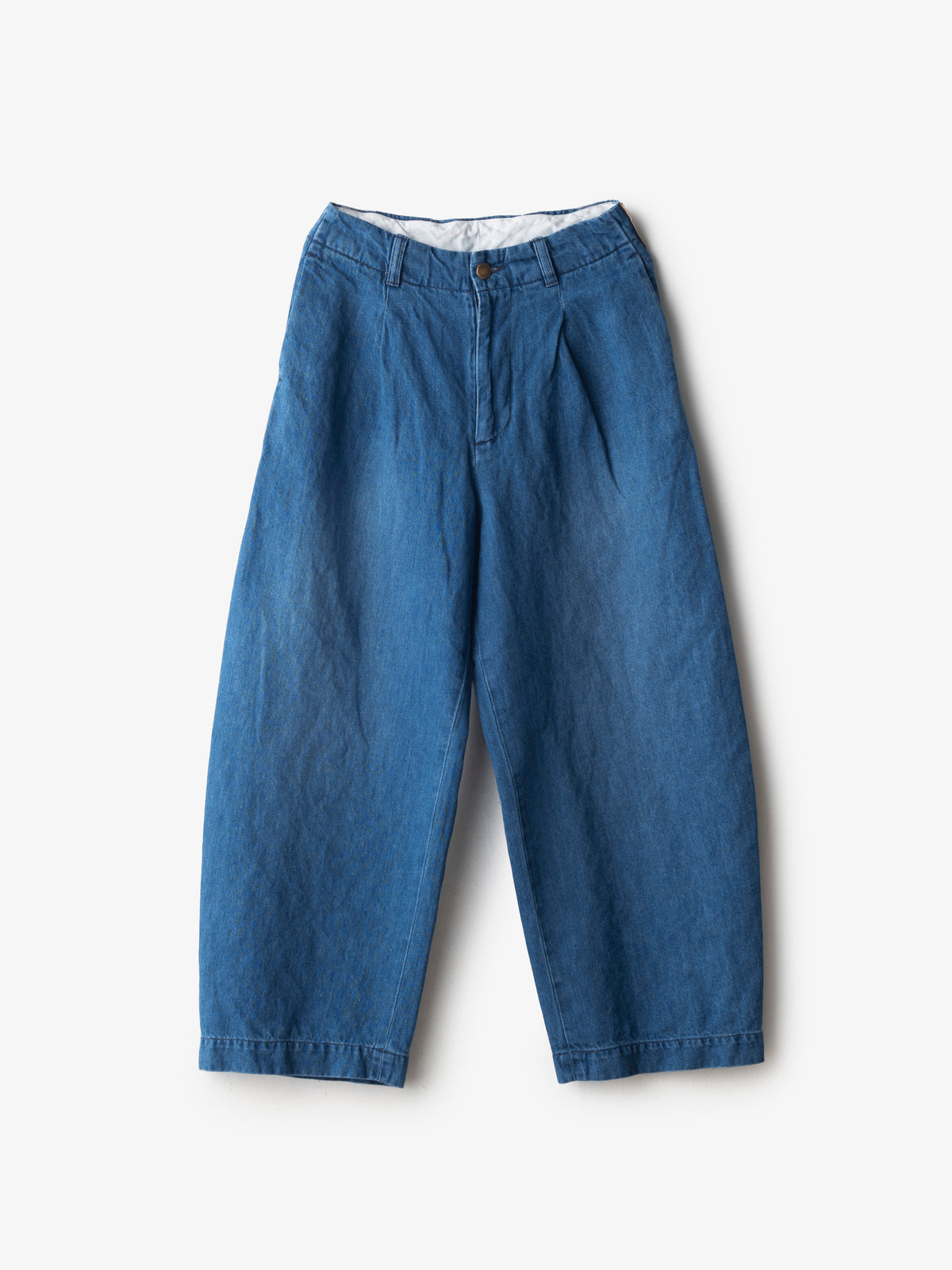HW wide trousers Denim washed ｜ASEEDONCLOUD