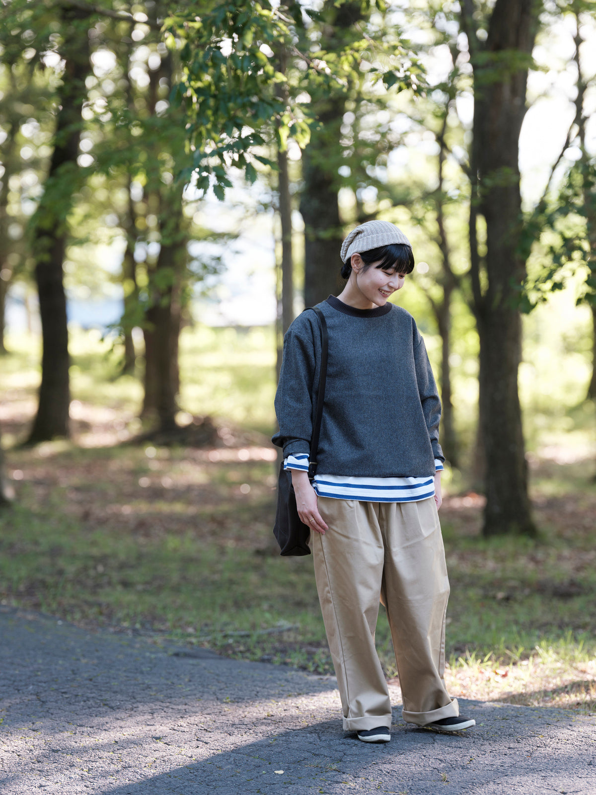 MUYA/クルーネックプルオーバー