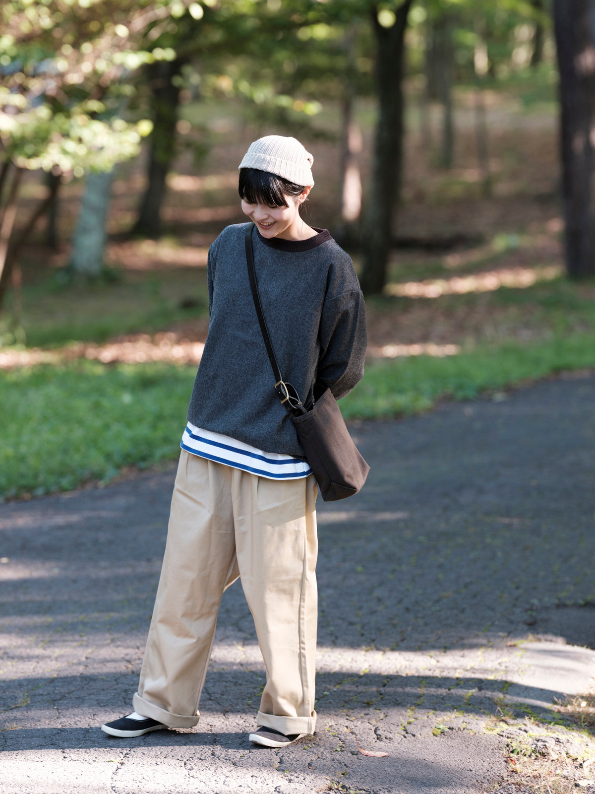 MUYA/クルーネックプルオーバー