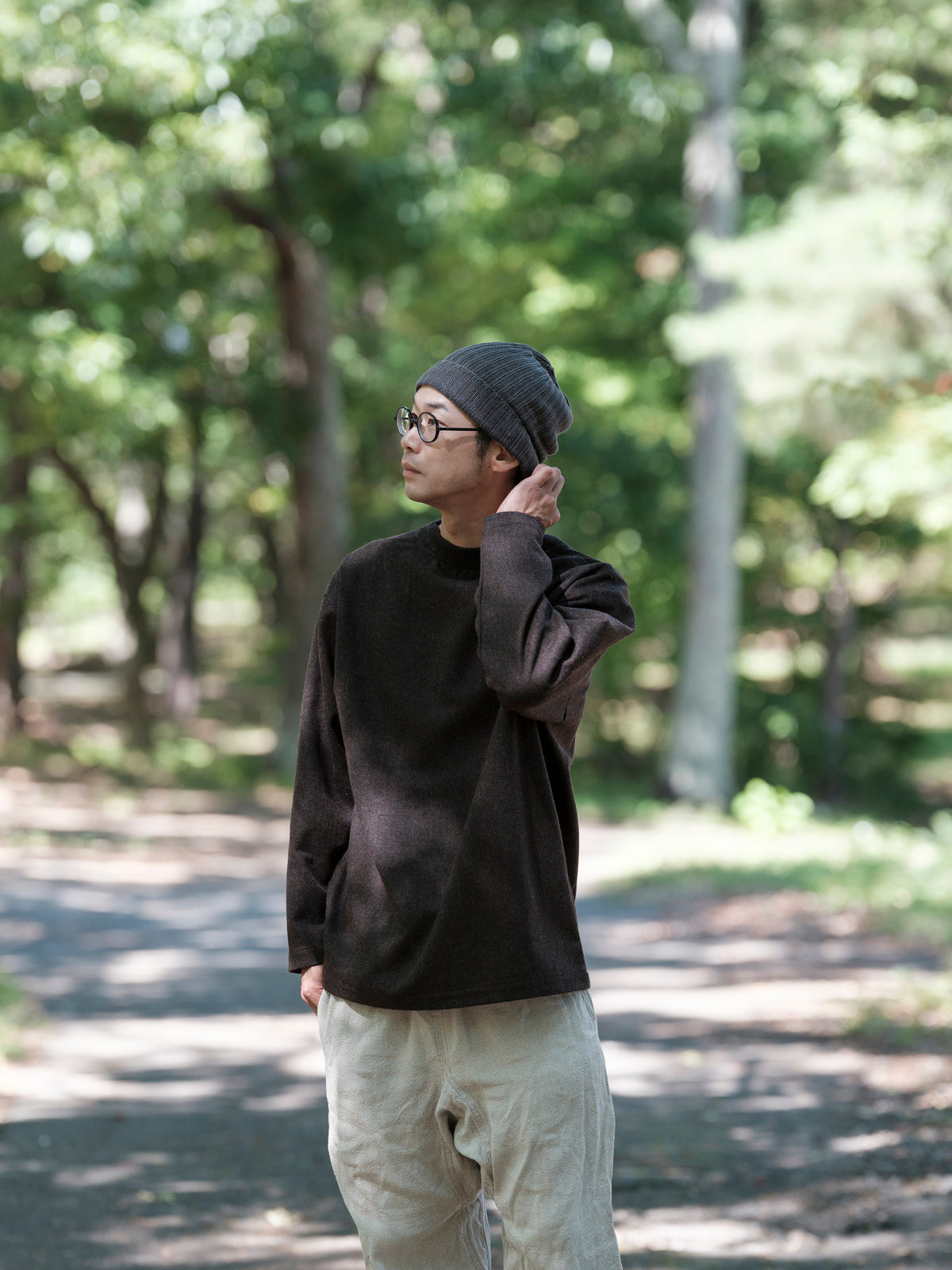 MUYA/クルーネックプルオーバー