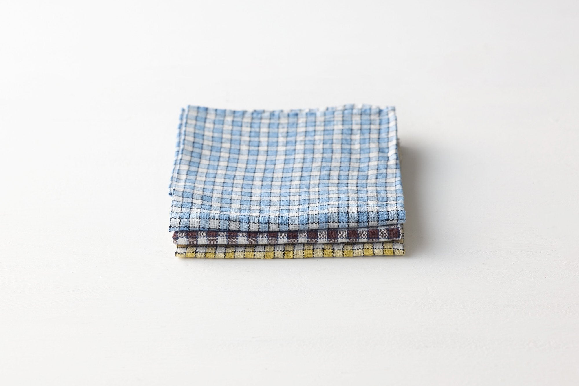 ALDIN/ブロックチェックキッチンクロス/55cm×62cm