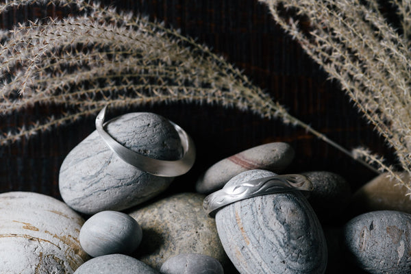 Sazanami・Nagi バングル 鶫 tsugumi 銀小物製作所