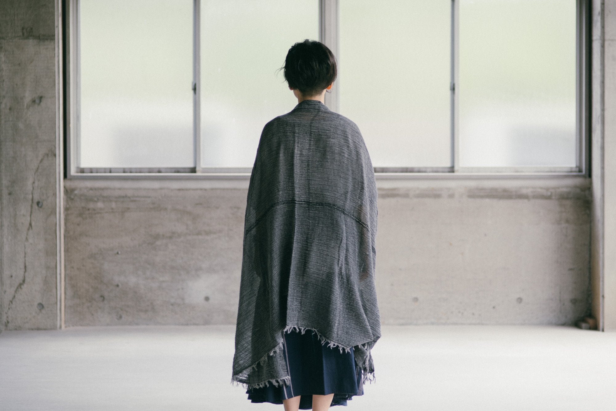 roots shawl BIG cotton｜tamaki niime 玉木新雌