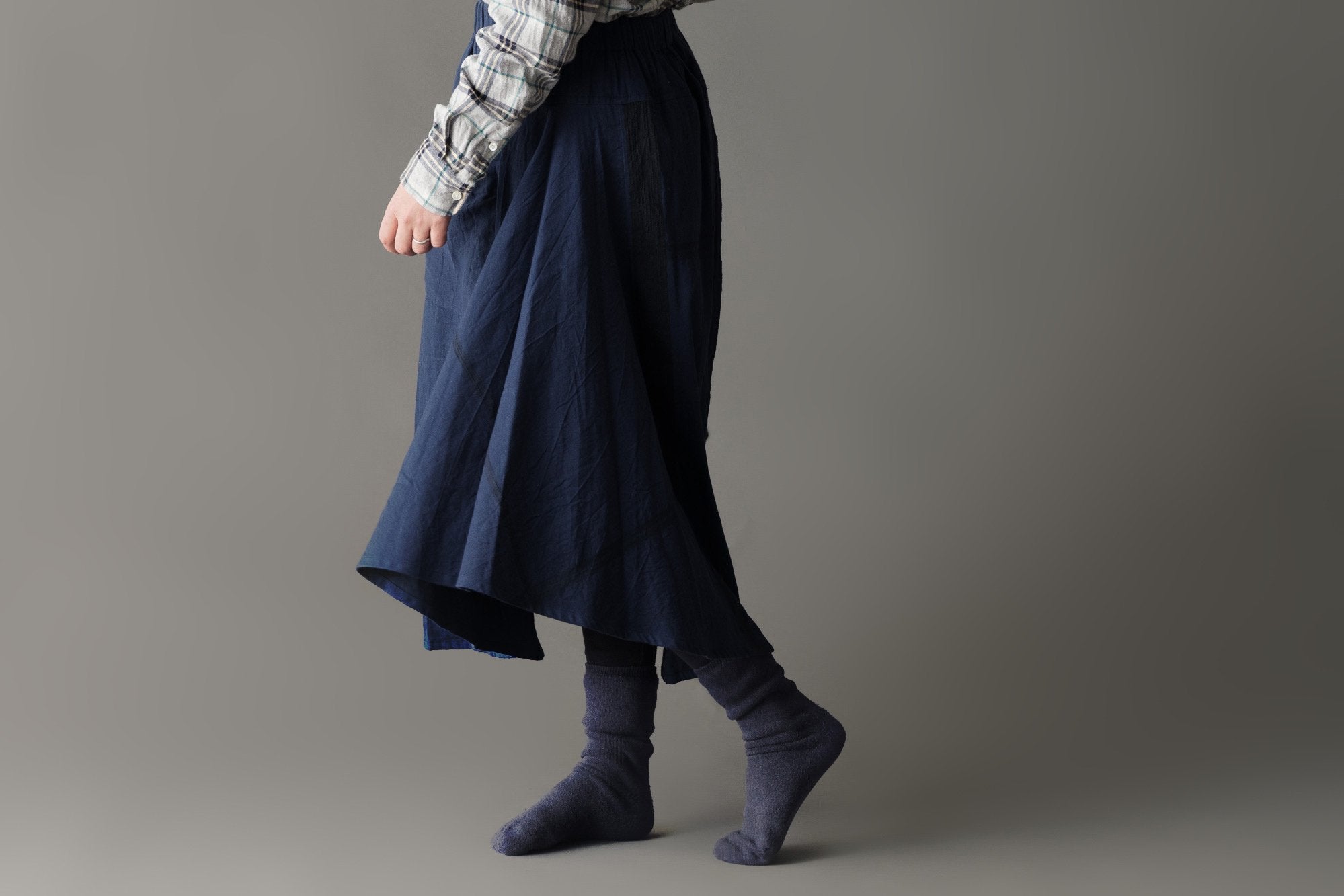 tamaki niime/chotan skirt/cotton