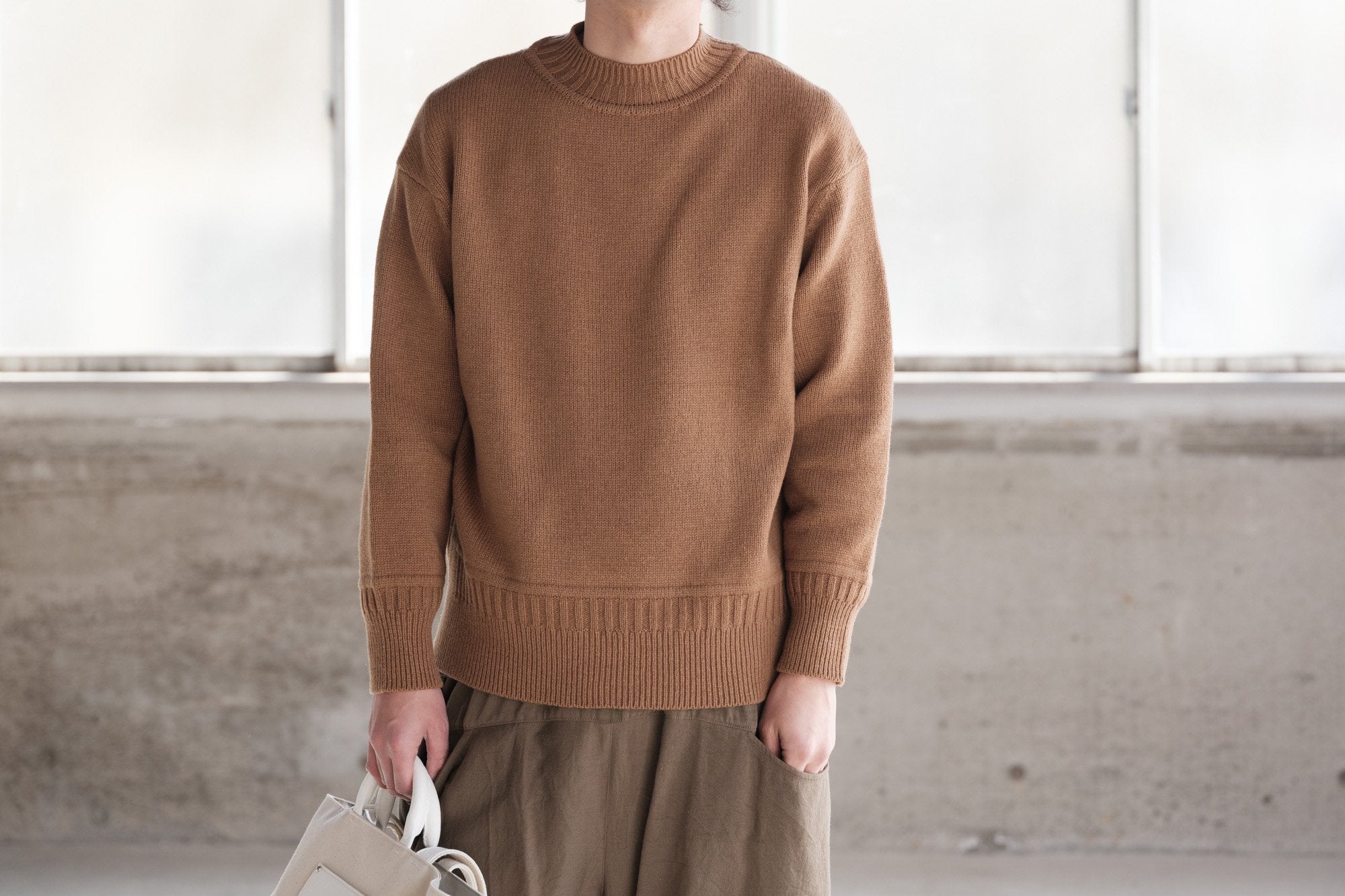 Inswirl/WOOL KNIT PULL OVER