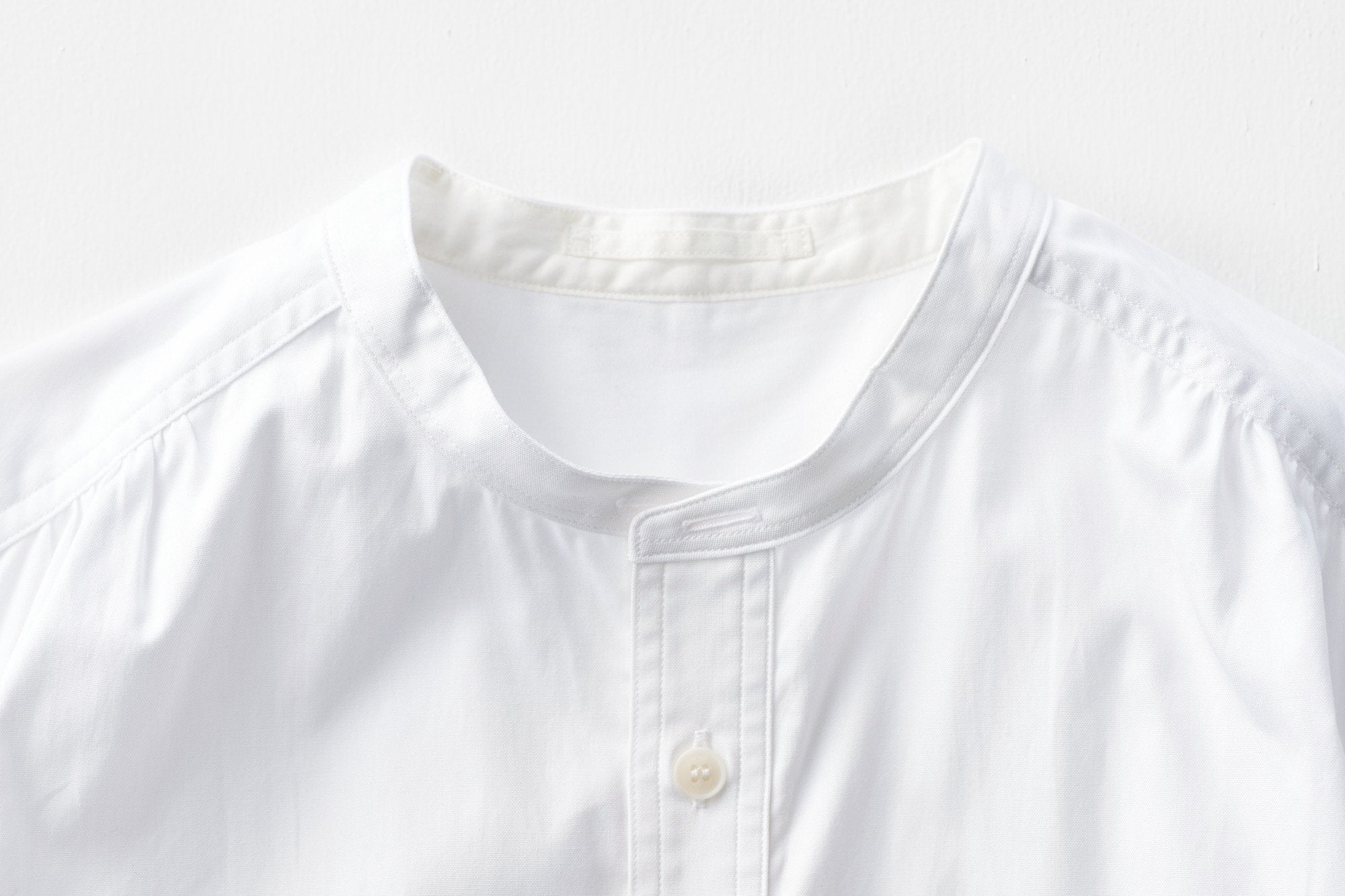 ASEEDONCLOUD/HW collarless shirt/cotton