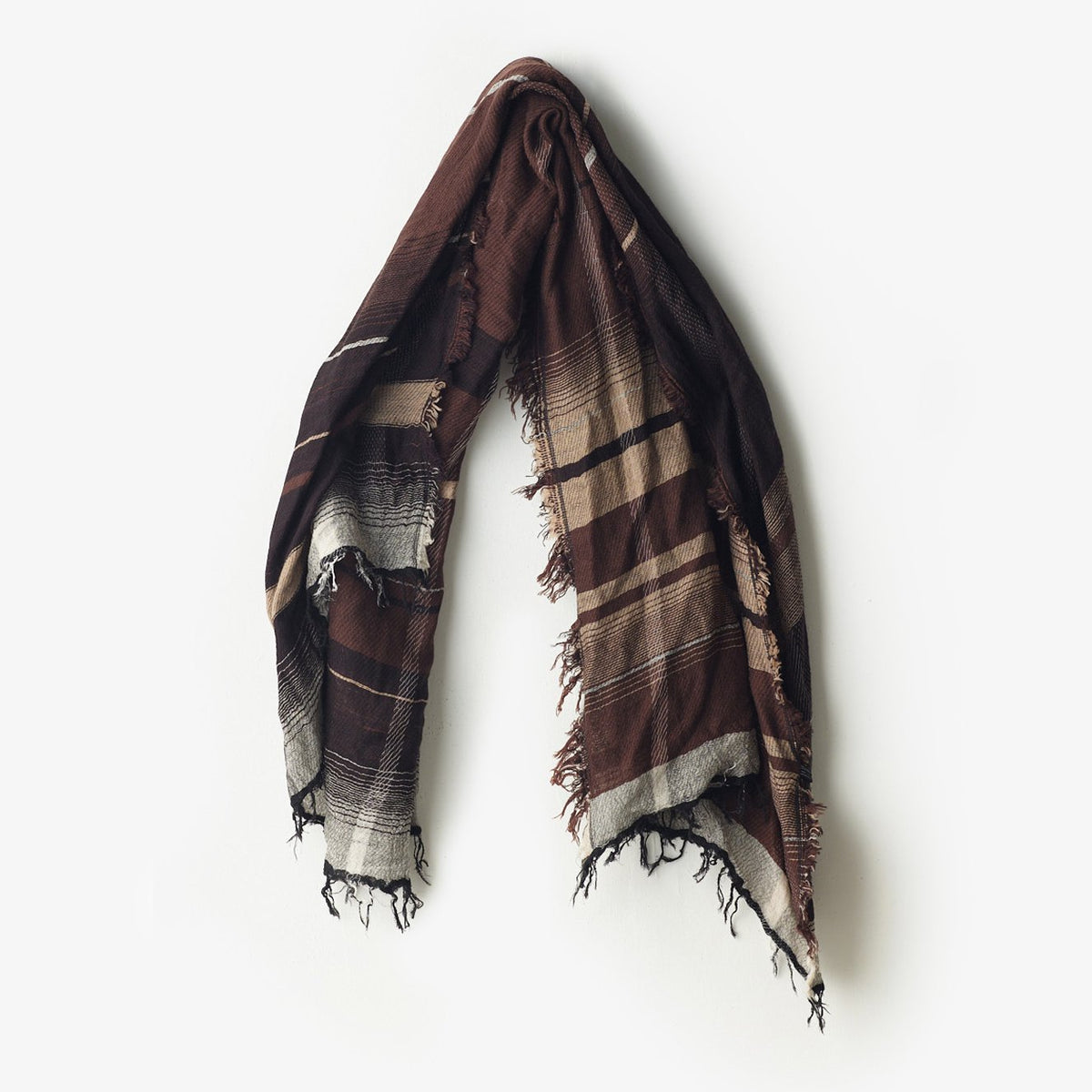 roots shawl BIG wool｜tamaki niime 玉木新雌