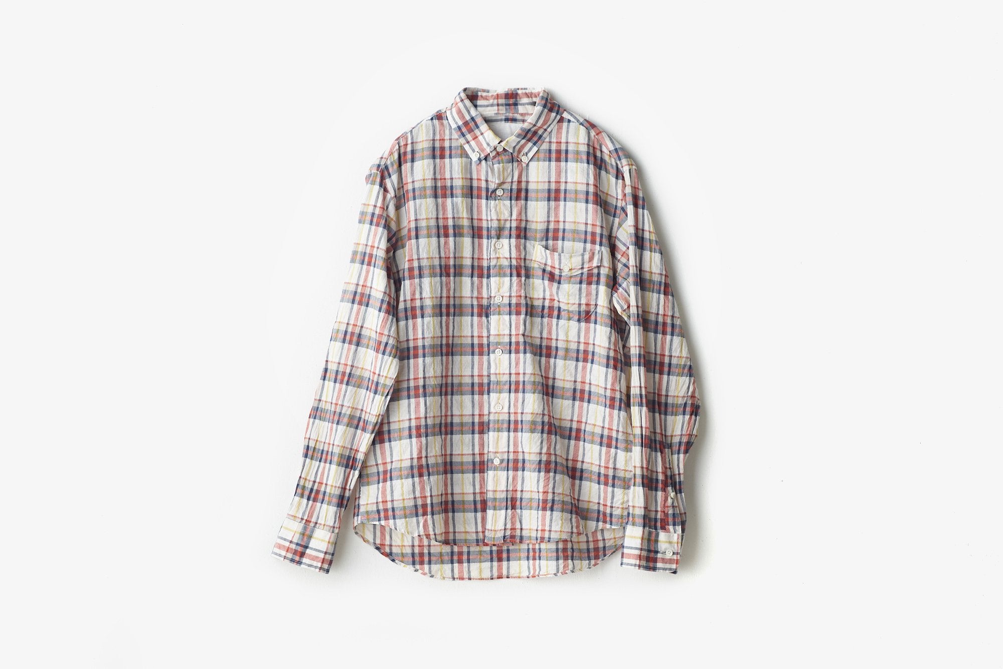 classico/h.b b.d.シャツ/shirring check