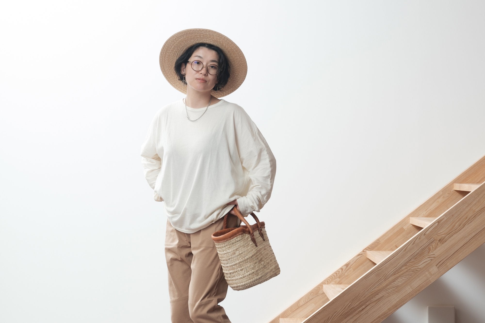 tamaki niime/maru t LONG SLEEVES/cotton/サイズ4