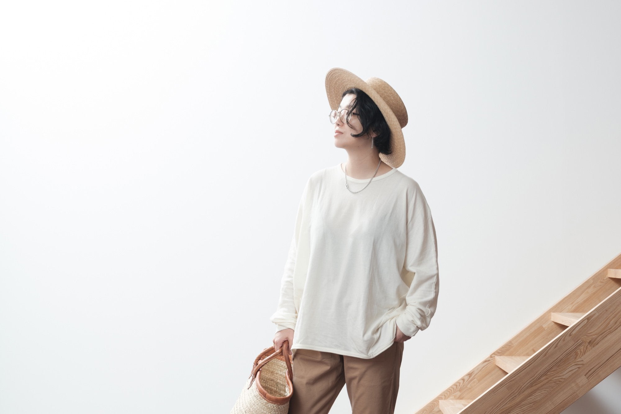 tamaki niime/maru t LONG SLEEVES/cotton/サイズ4