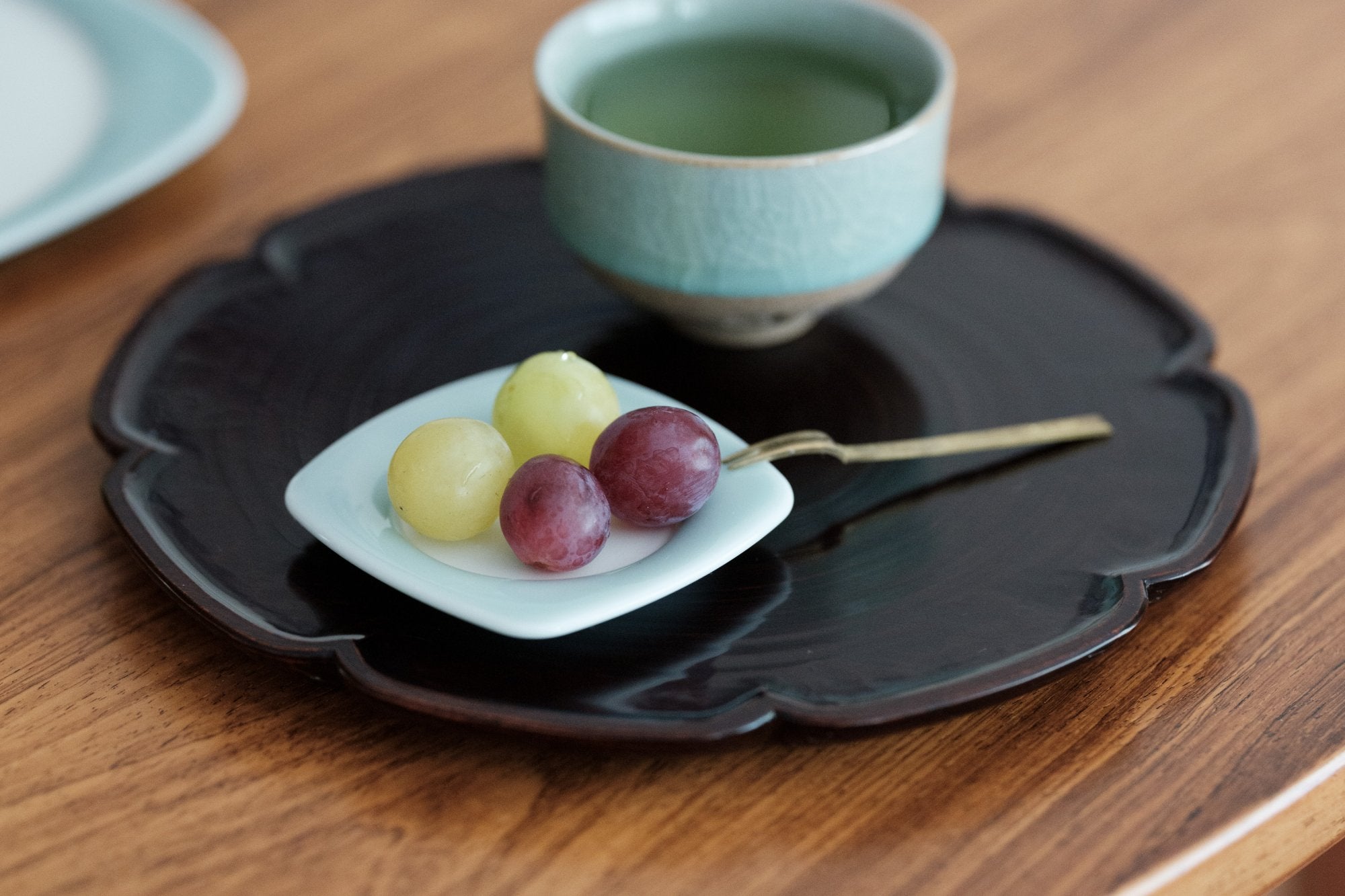 鍋島青磁茶托｜鍋島虎仙窯