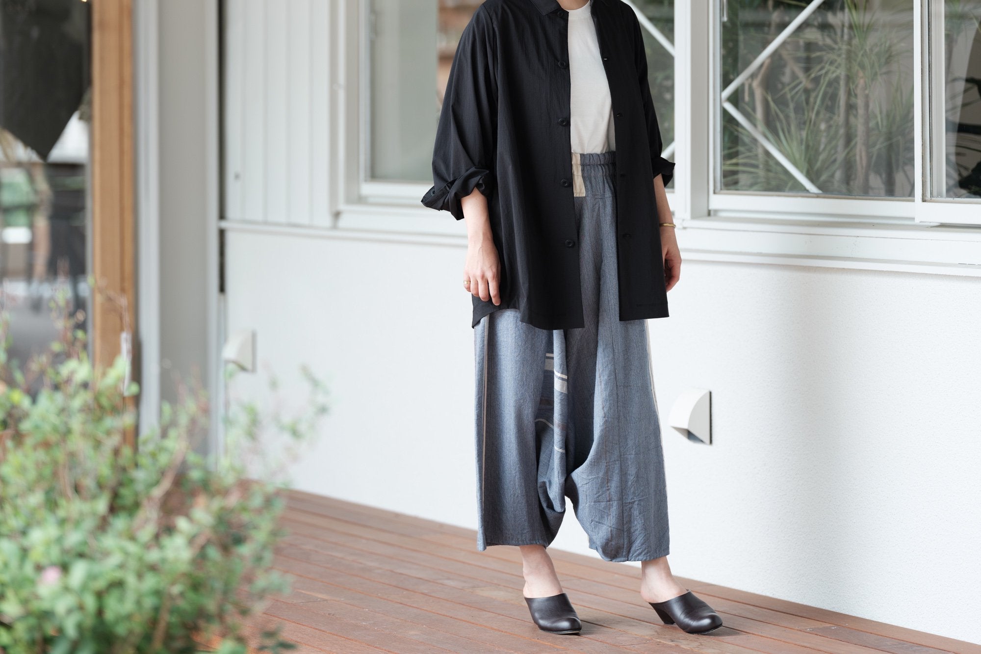 tarun pants long wool｜tamaki niime 玉木新雌