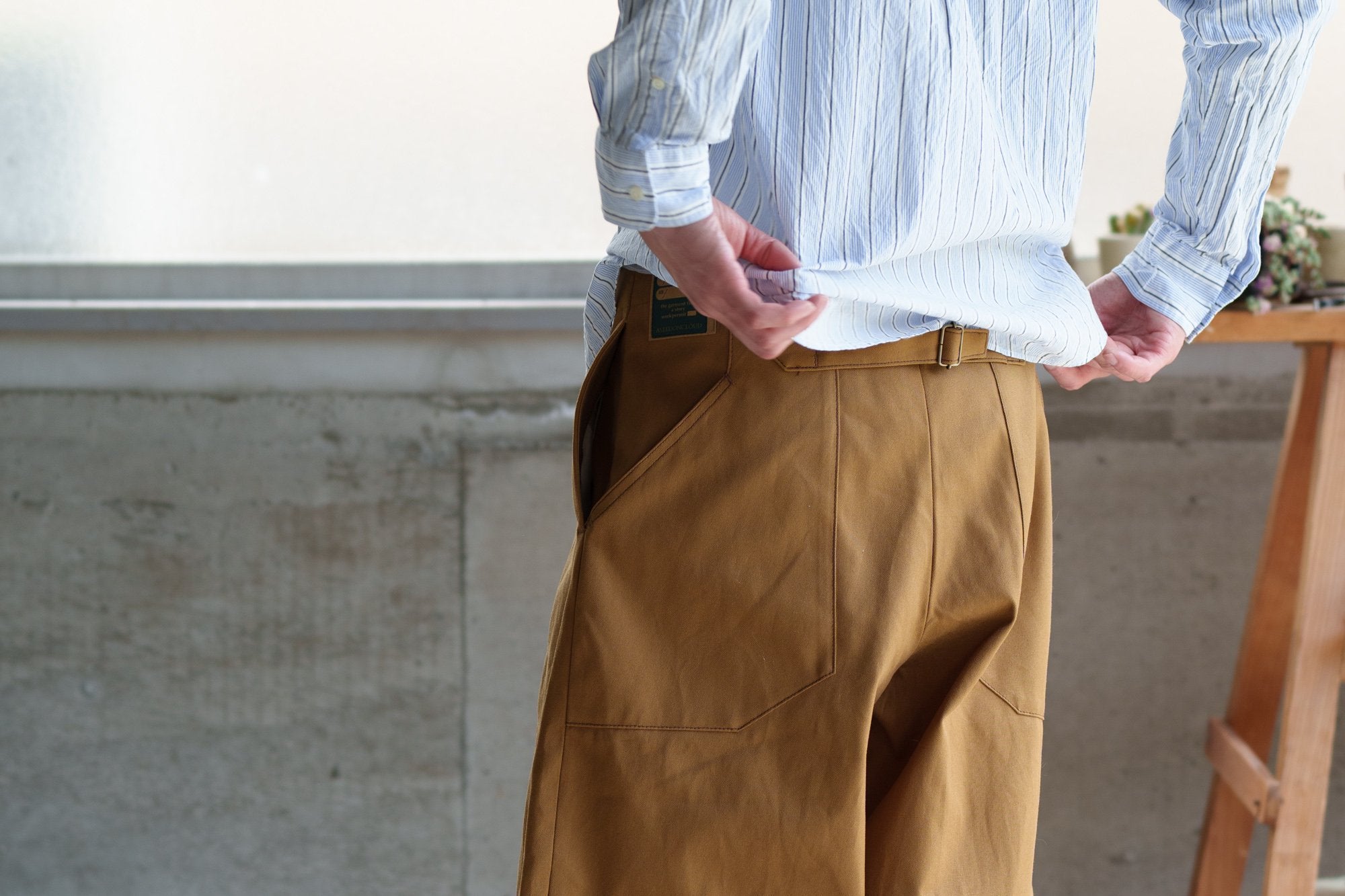 HW wide trousers Duck｜ASEEDONCLOUD