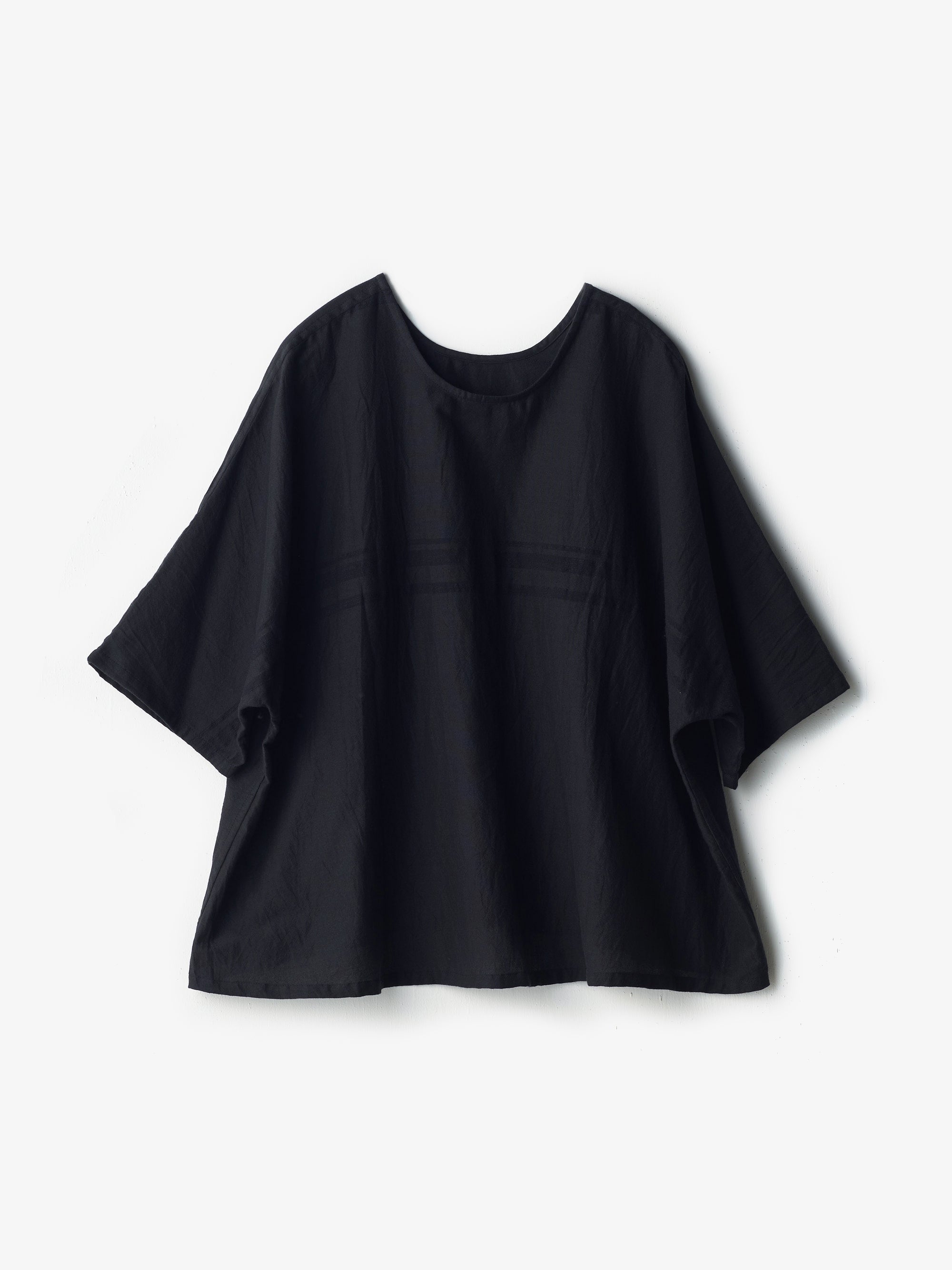 tamaki niime/fuwa-T half sleeves/cotton