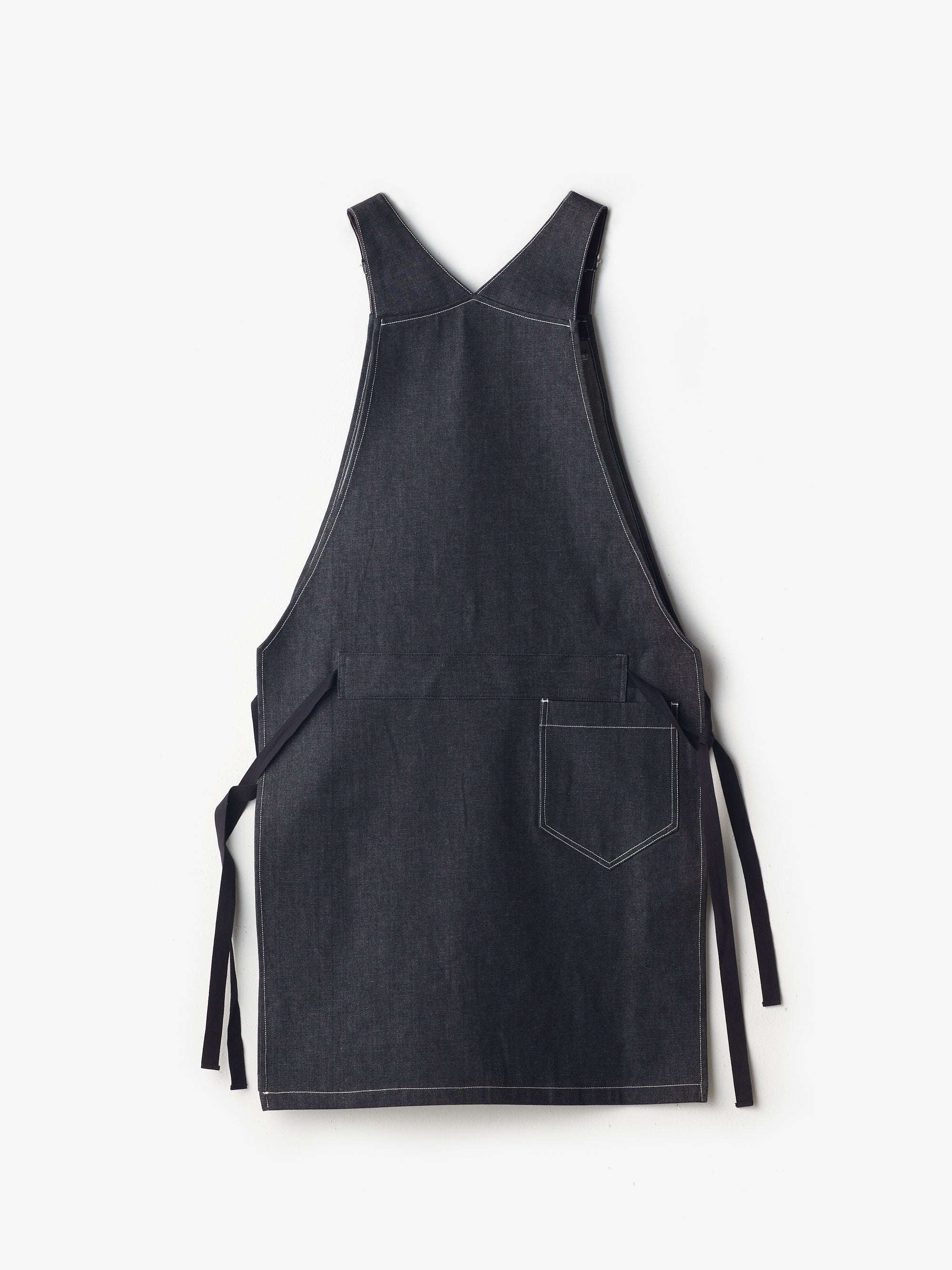 HW apron Black Denim｜ASEEDONCLOUD