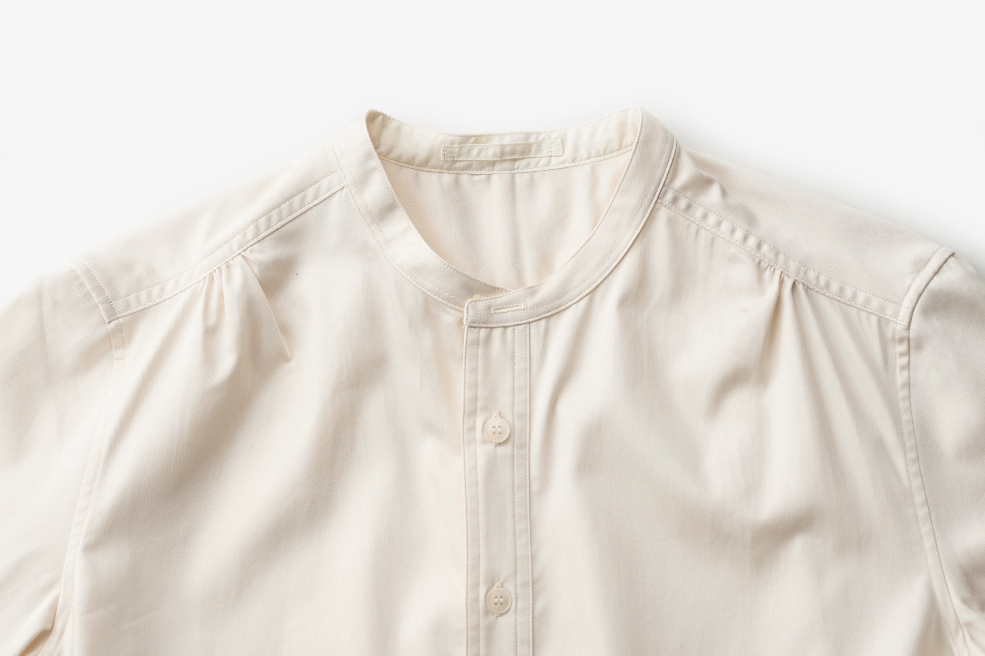 ASEEDONCLOUD/HW collarless shirt/Organic cotton