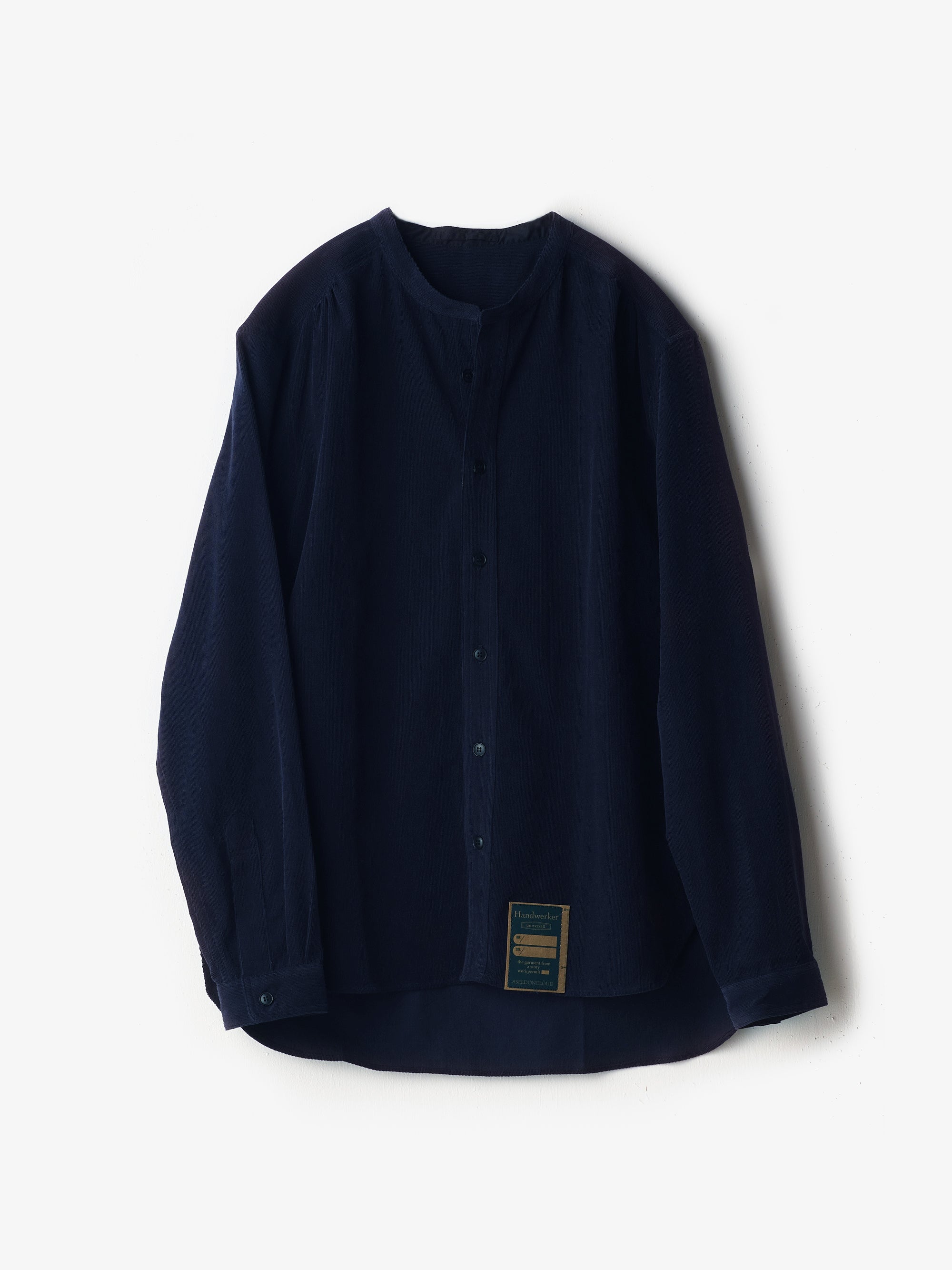 ASEEDONCLOUD/HW collarless shirt/Shirts cords