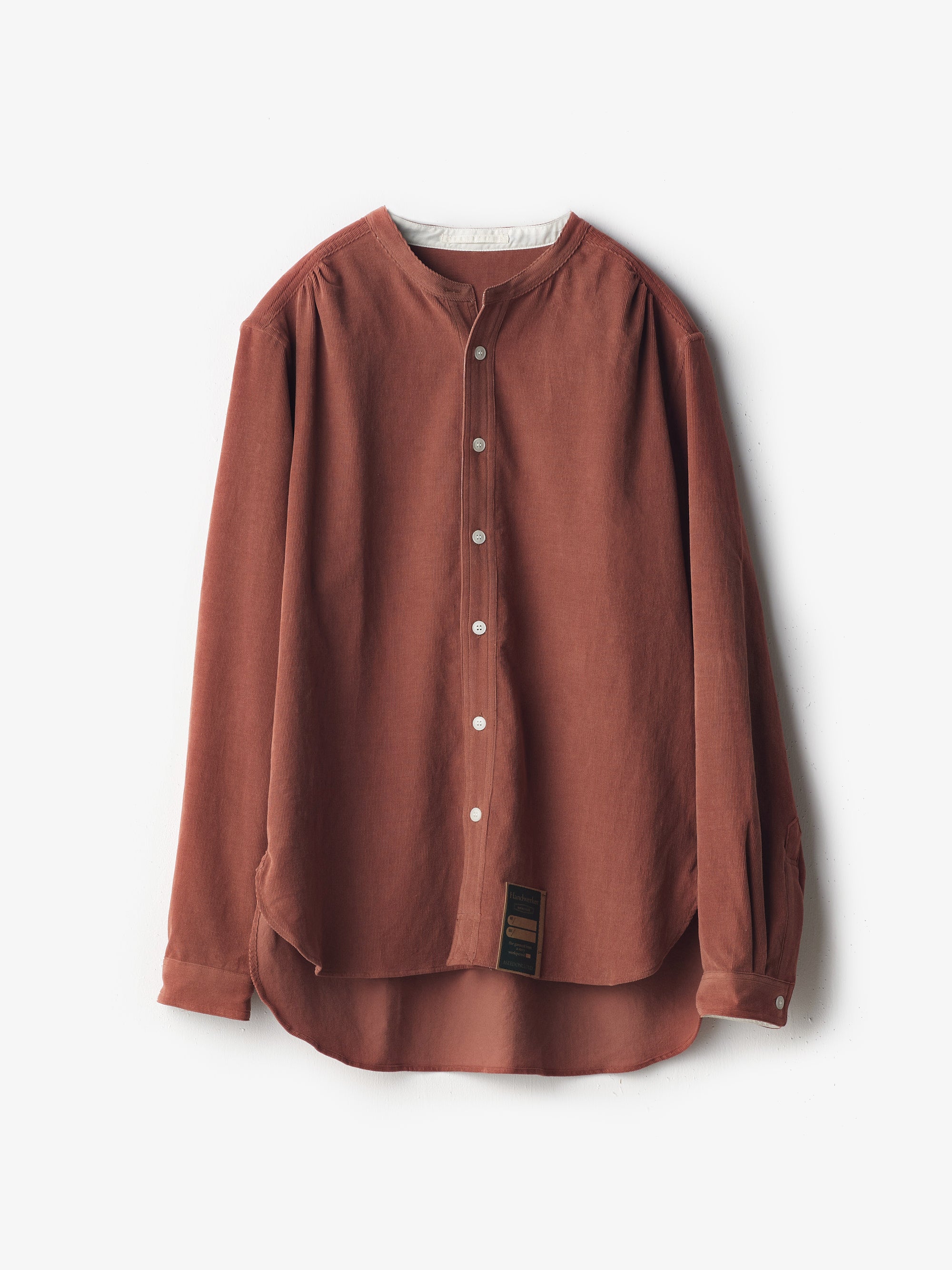 ASEEDONCLOUD/HW collarless shirt/Shirts cords