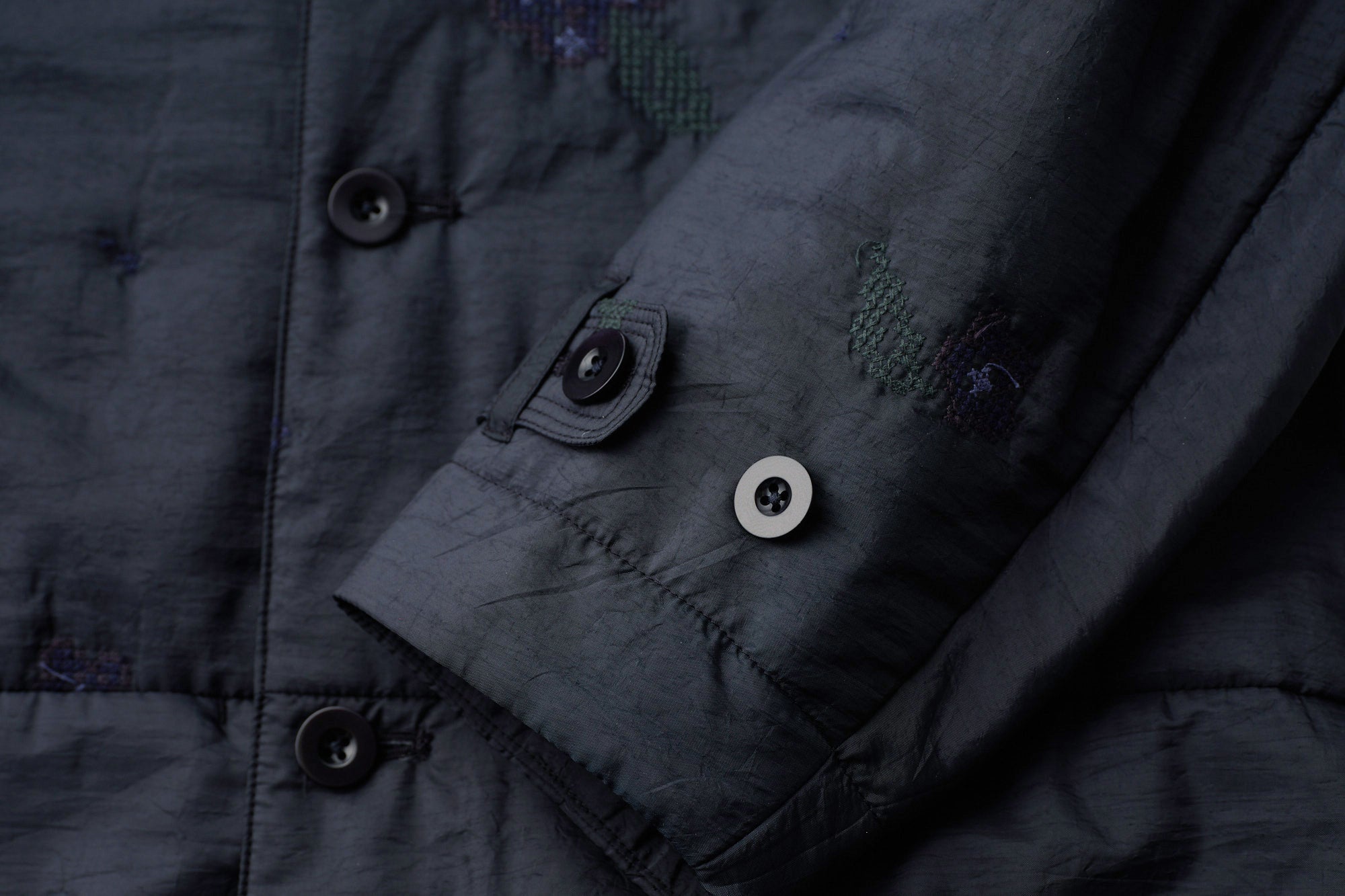 ASEEDONCLOUD/Laboratory coat/Sankayo embroidery quilt