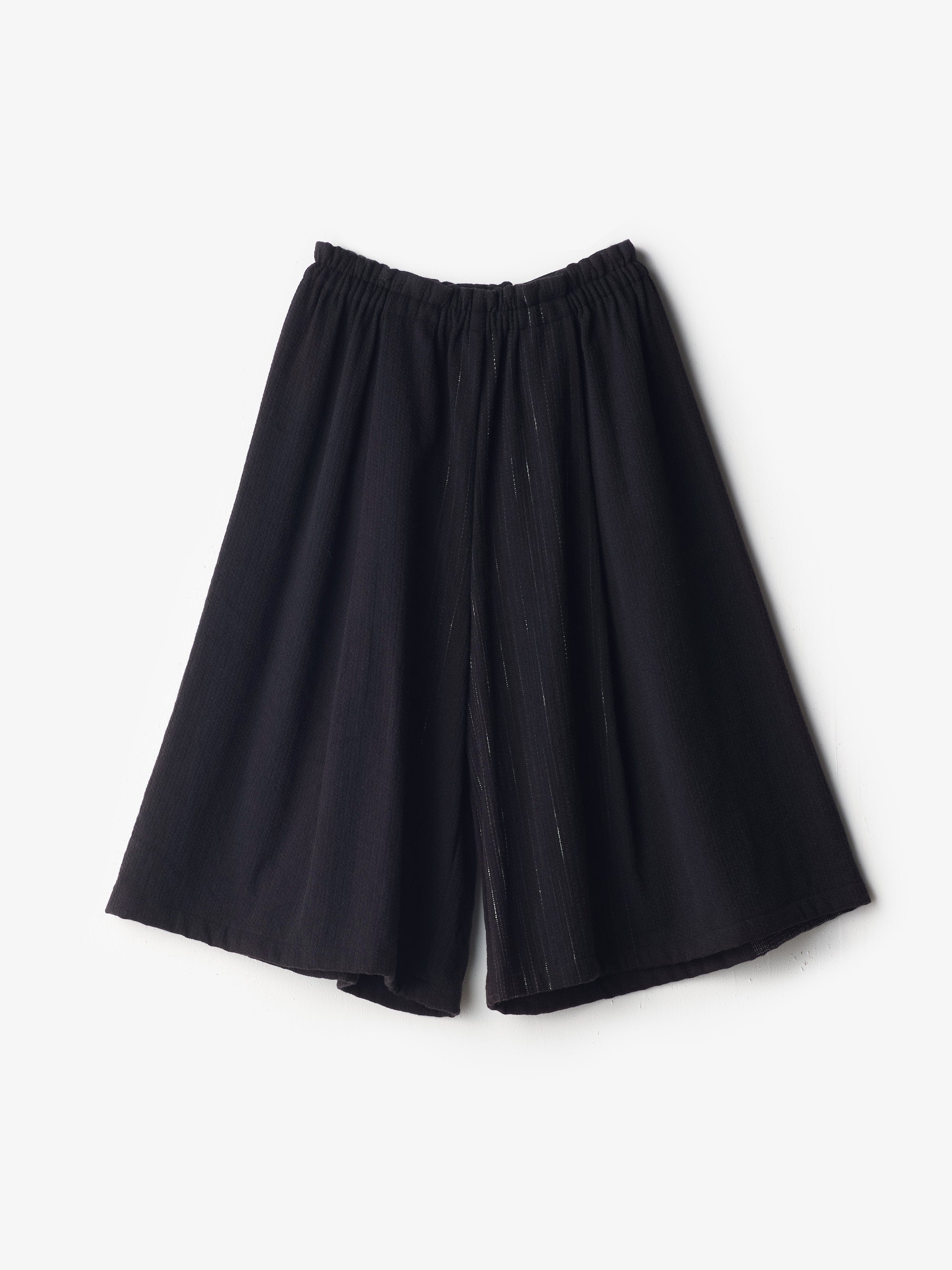 tamaki niime/wide pants short/wool