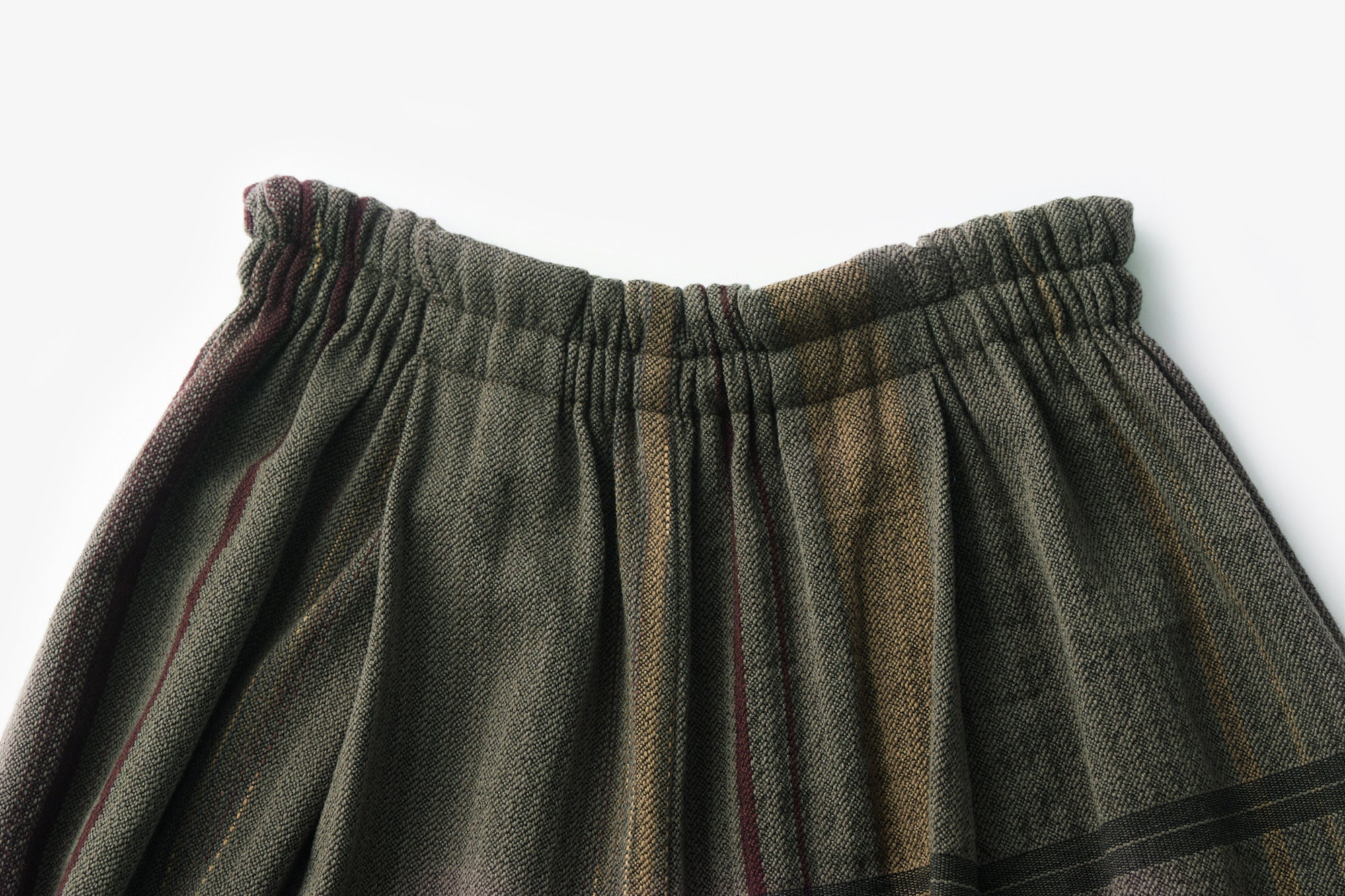 tamaki niime/wide pants short/wool