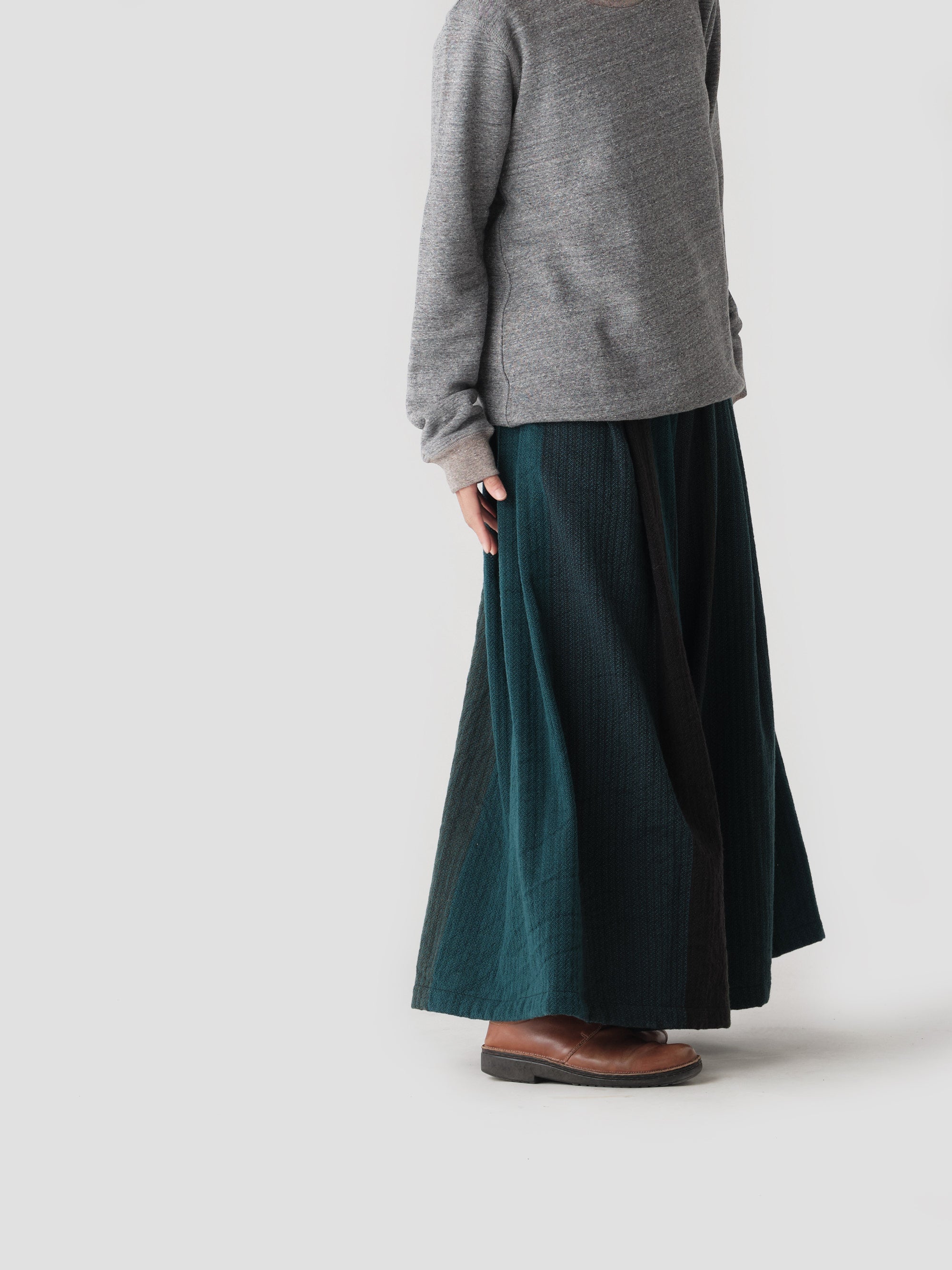 tamaki niime/wide pants long/wool