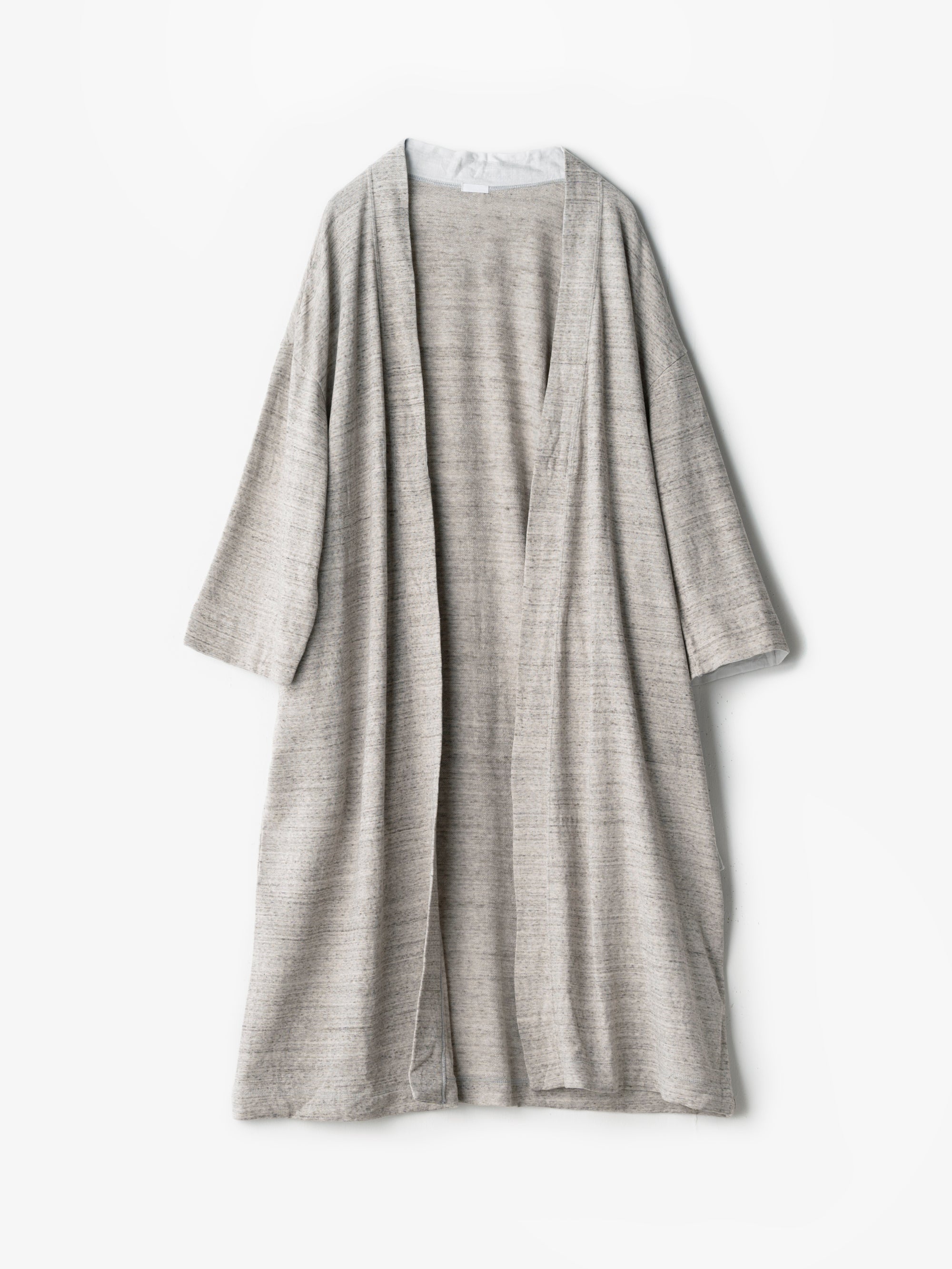 緑綿ガーゼ微起毛 ロングカーディガン｜yohaku（余白）