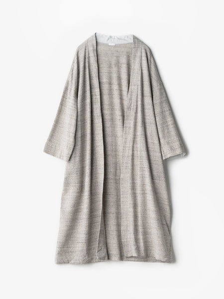 緑綿ガーゼ微起毛 ロングカーディガン｜yohaku（余白）