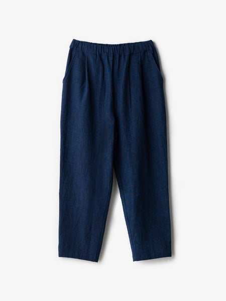 備後節織 厚地 テーパードパンツ｜yohaku