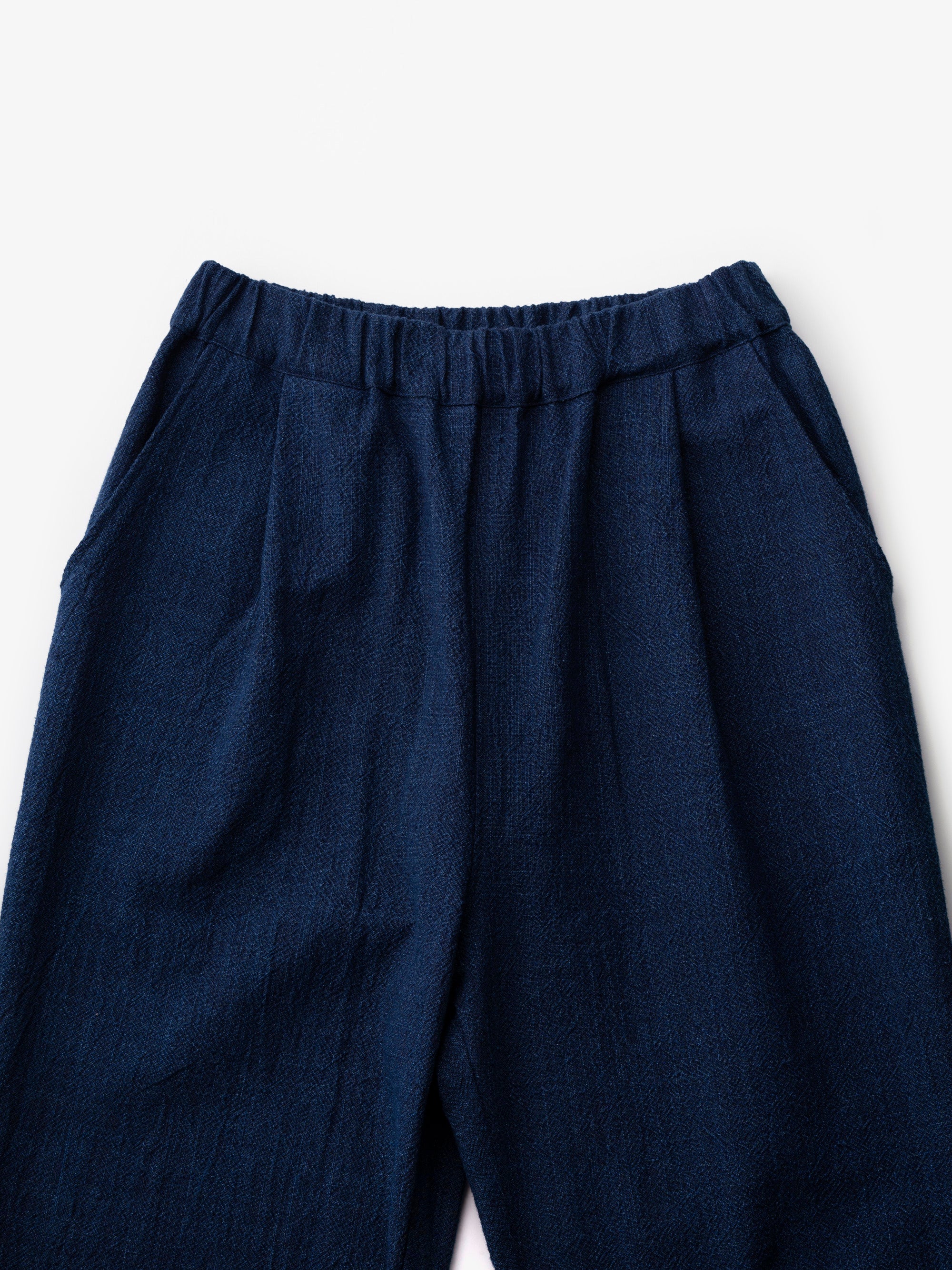 備後節織 厚地 テーパードパンツ｜yohaku