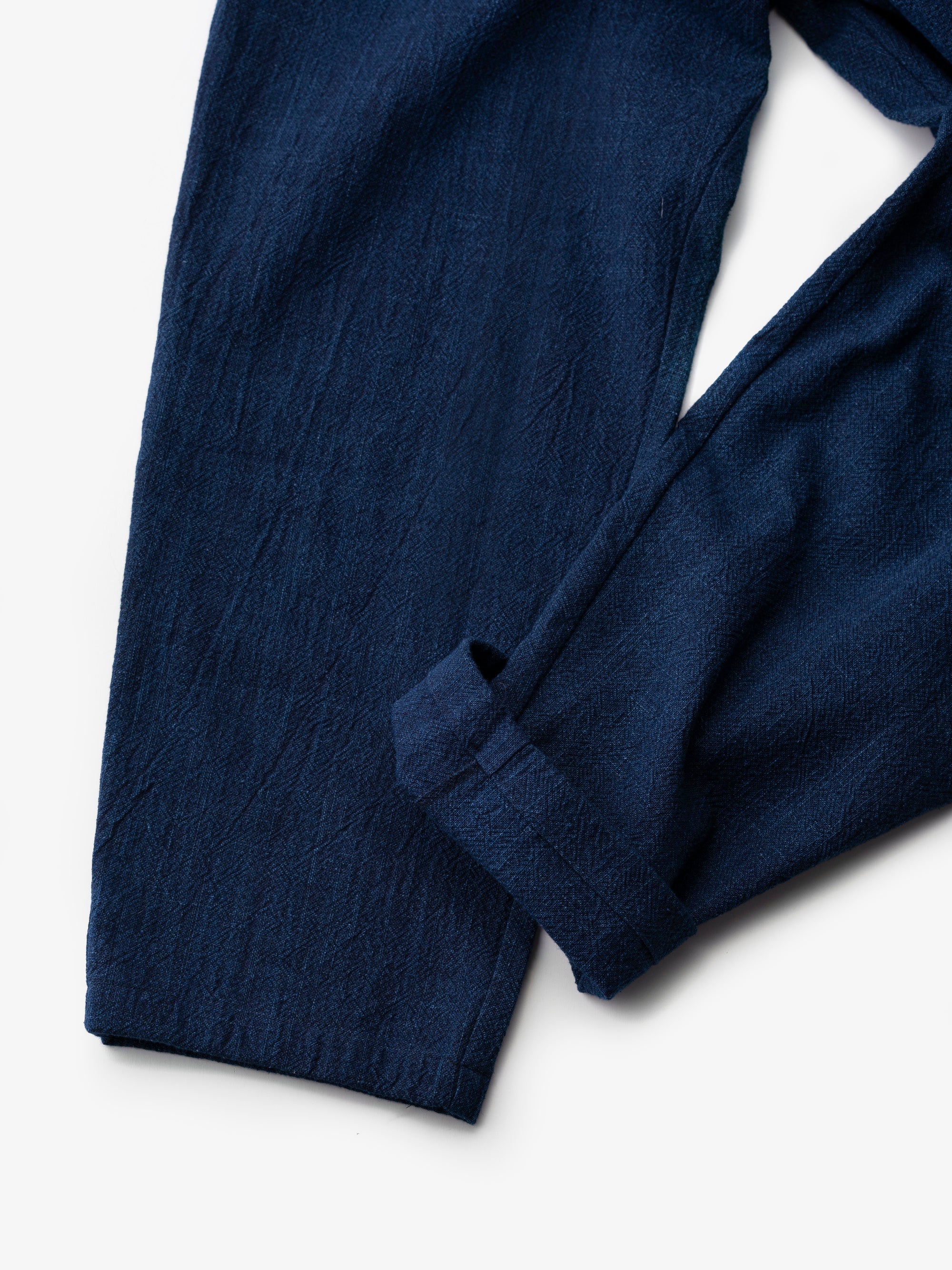 備後節織 厚地 テーパードパンツ｜yohaku