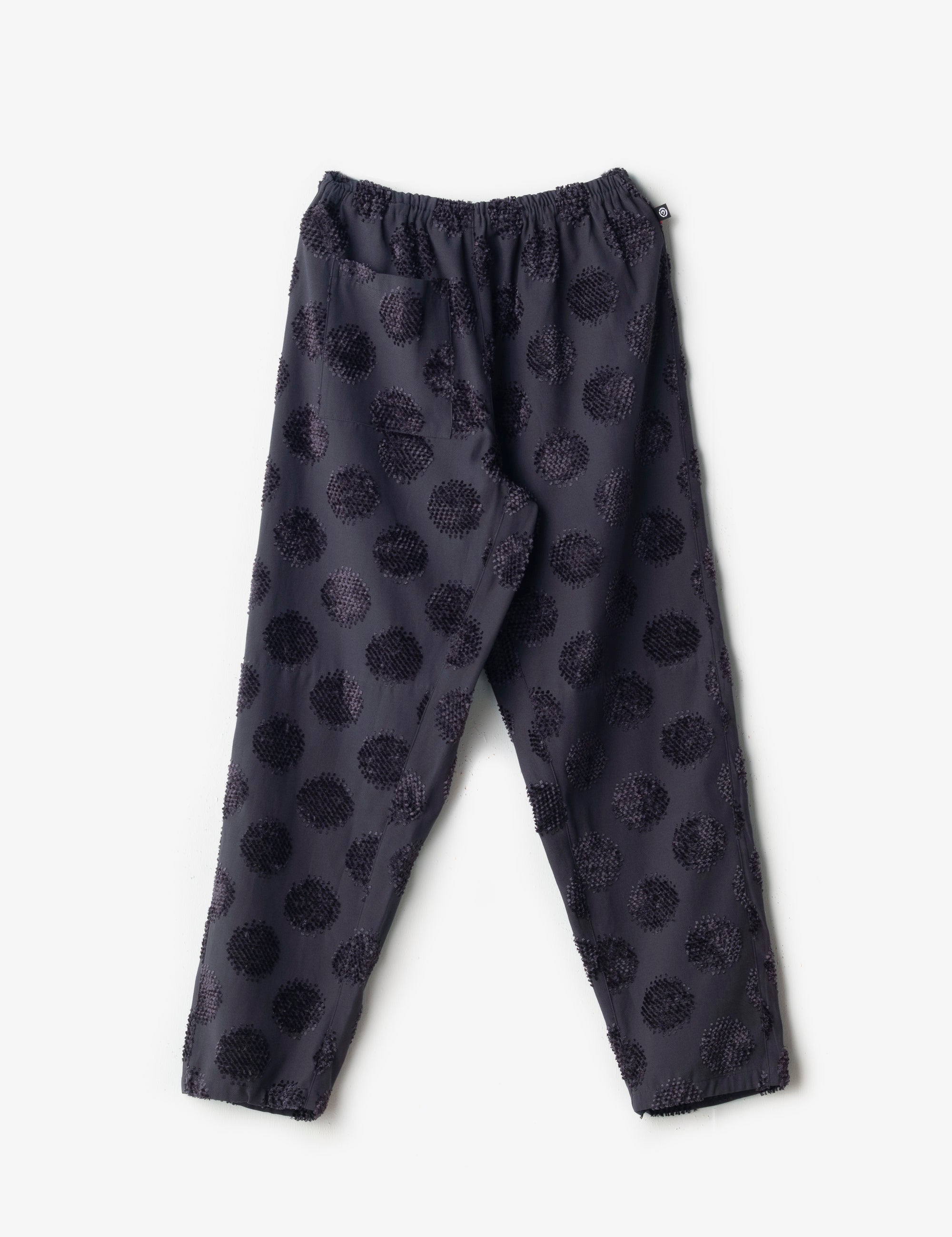 うなぎの寝床/Farmers’ MONPE/桐生/カットジャガード/ドット柄