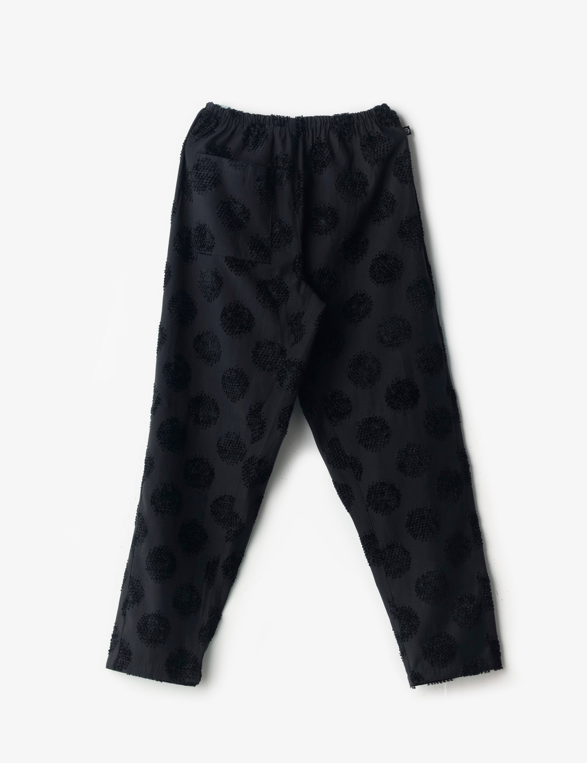 うなぎの寝床/Farmers’ MONPE/桐生/カットジャガード/ドット柄