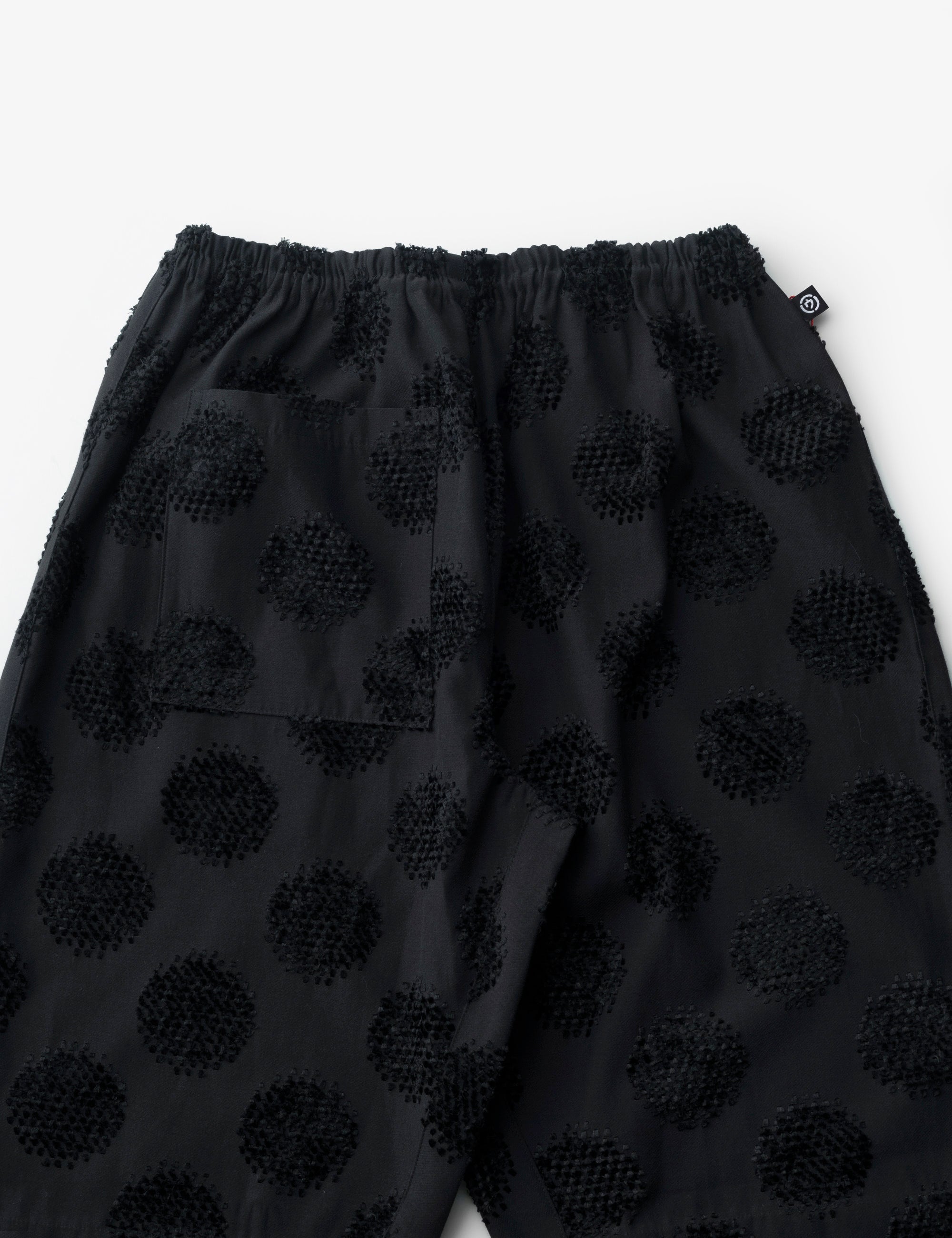 うなぎの寝床/Farmers’ MONPE/桐生/カットジャガード/ドット柄