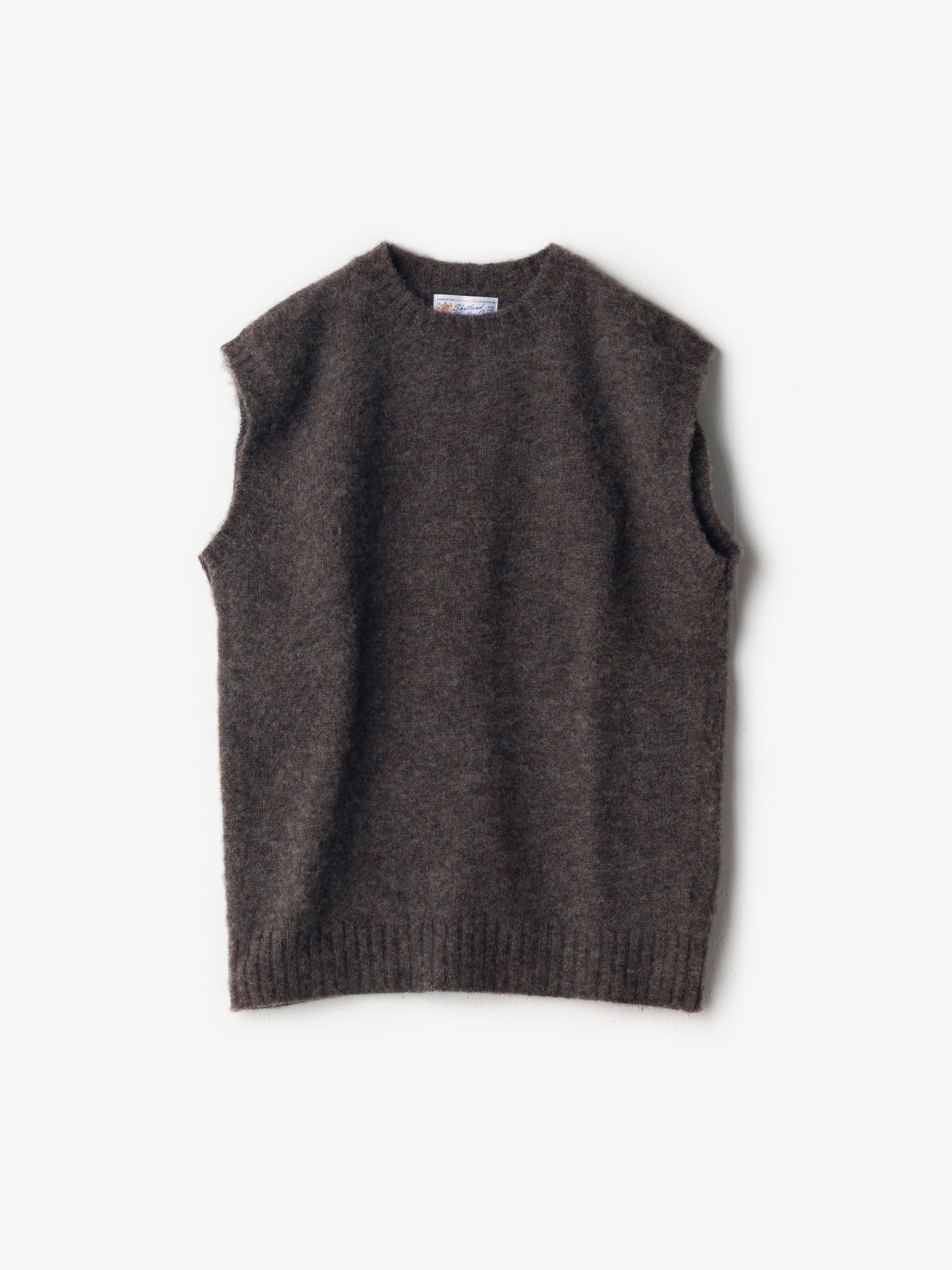 Shetland Woollen Co/クルーネックベスト