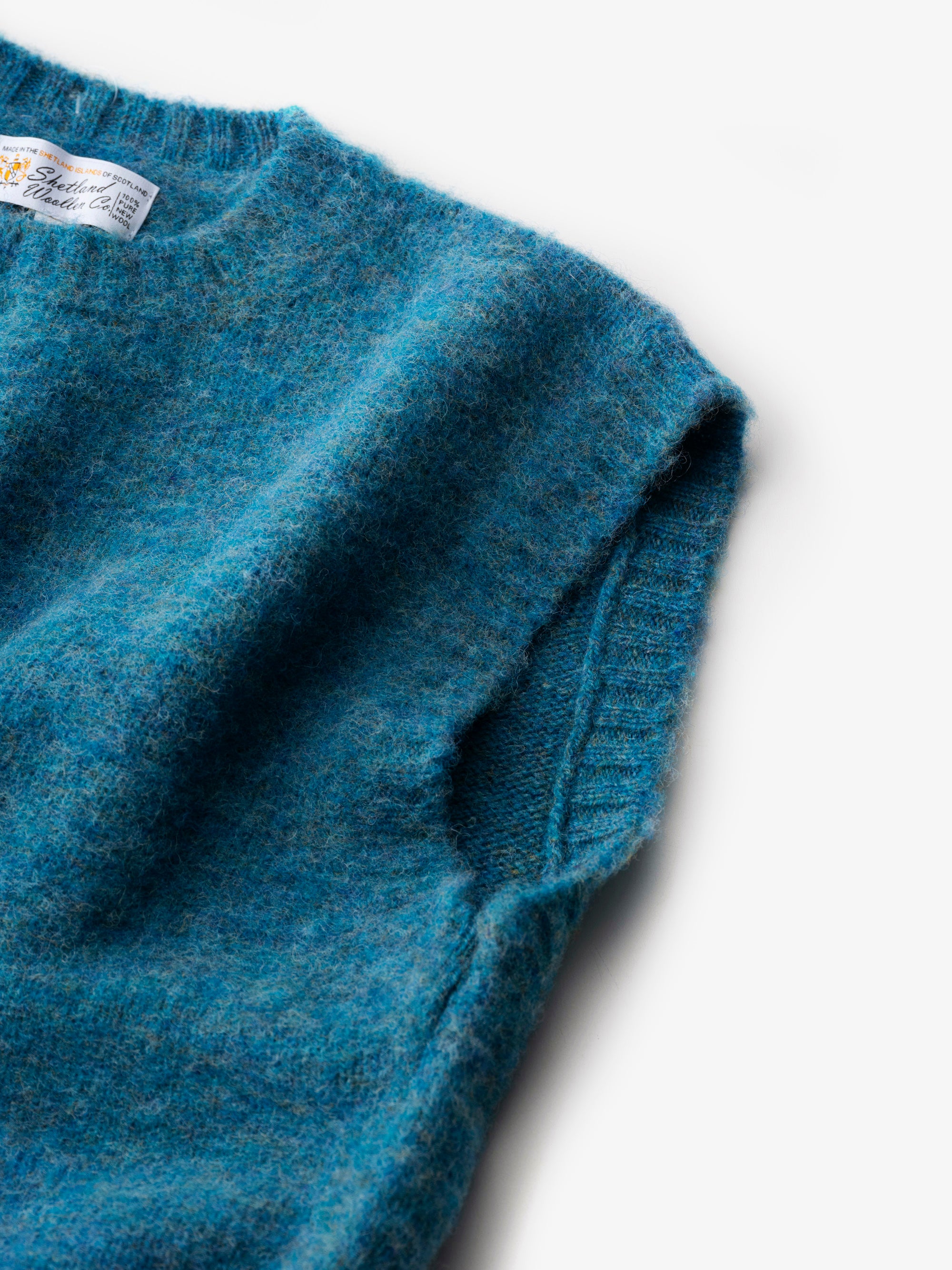 Shetland Woollen Co/クルーネックベスト